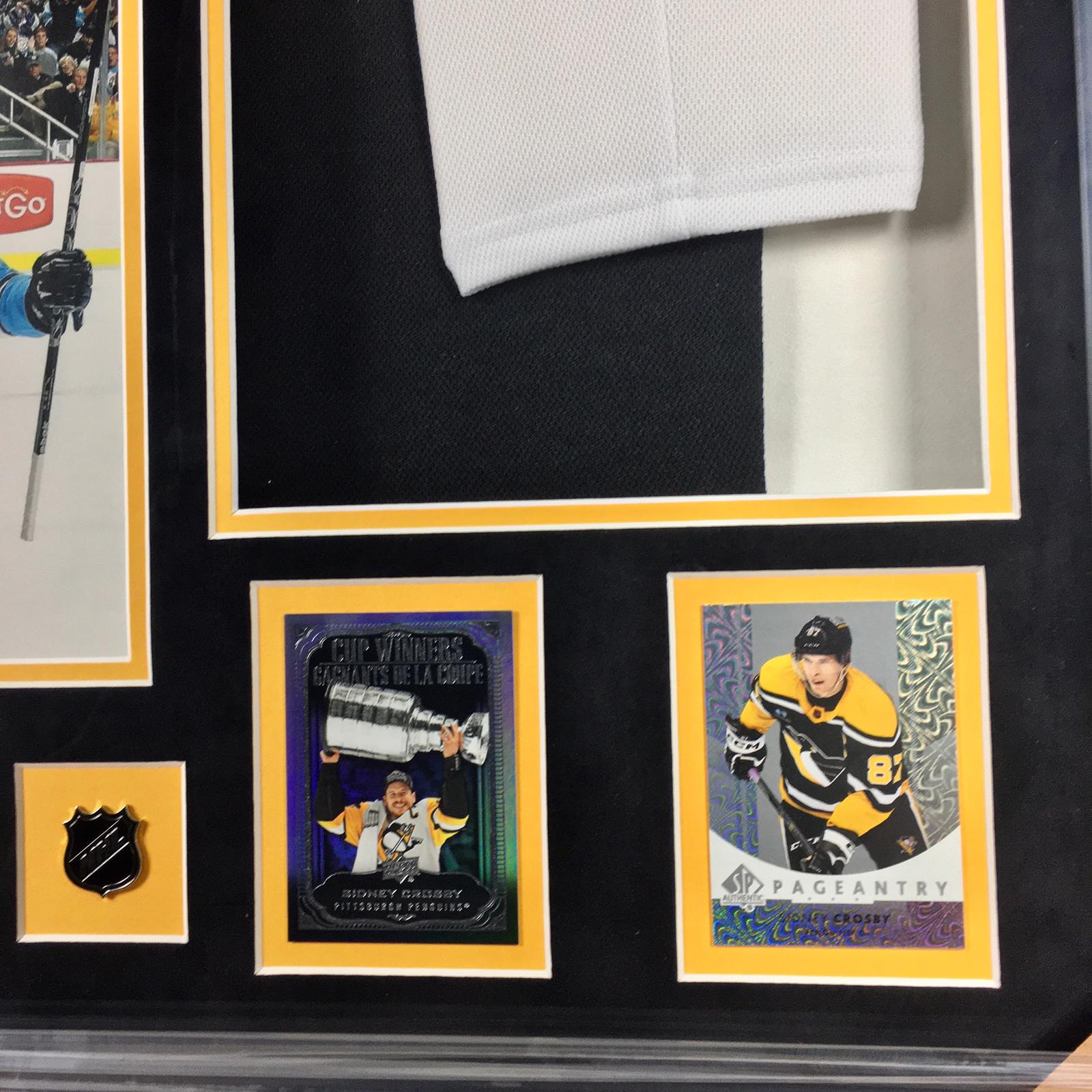 Sidney Crosby Signed Jersey Framed