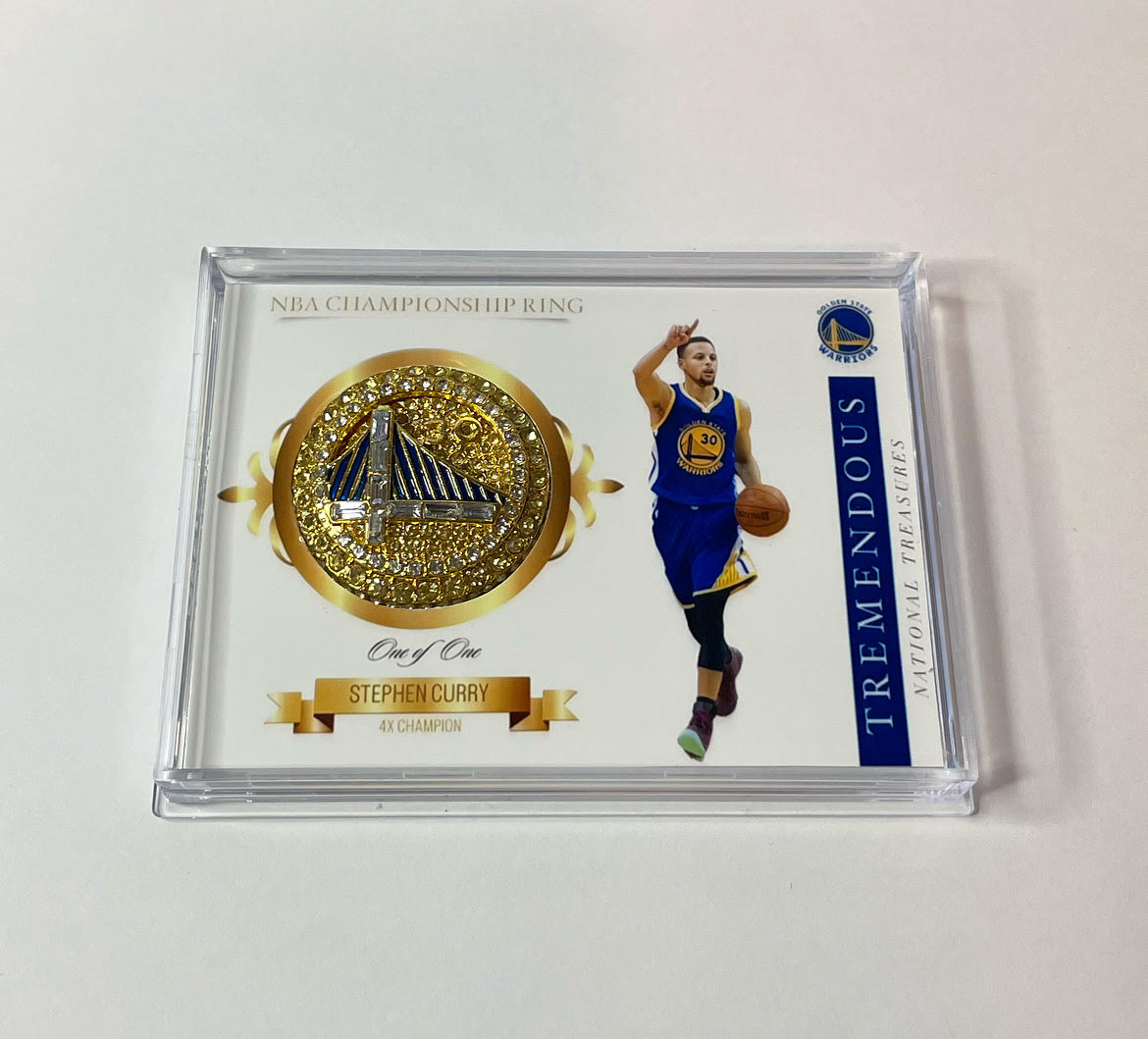 Custom Stephen Curry Ring Card