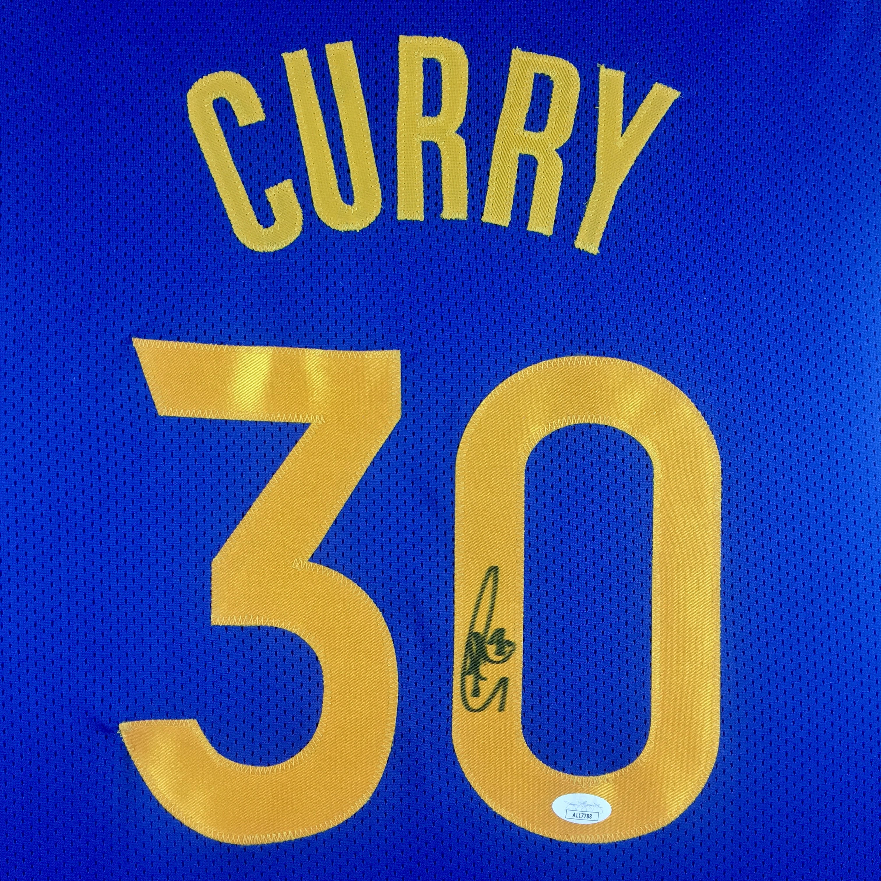 Stephen Curry Signed Jersey Framed