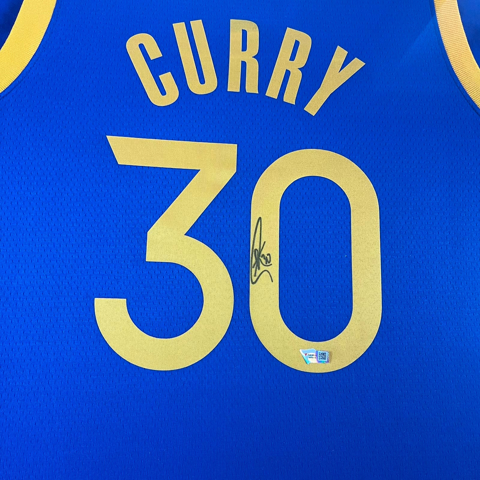 Stephen Curry Signed Jersey Framed