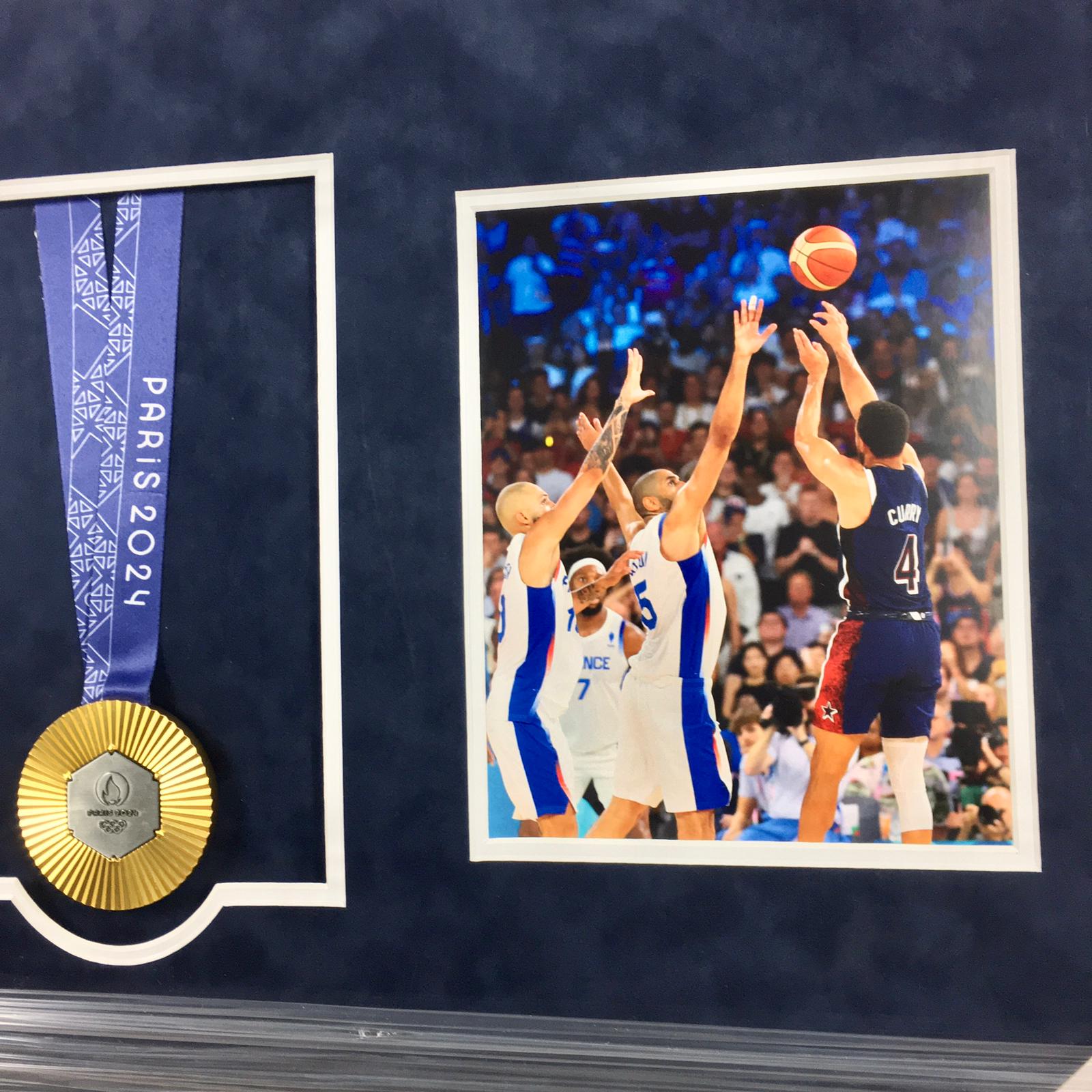 Stephen Curry Signed Jersey Framed