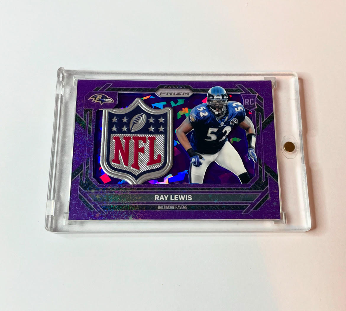 Custom Ray Lewis Shield Card