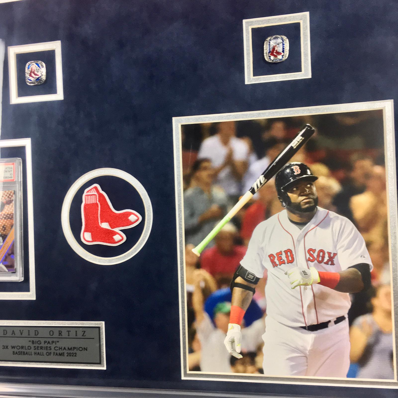 David Ortiz Signed Jersey Framed