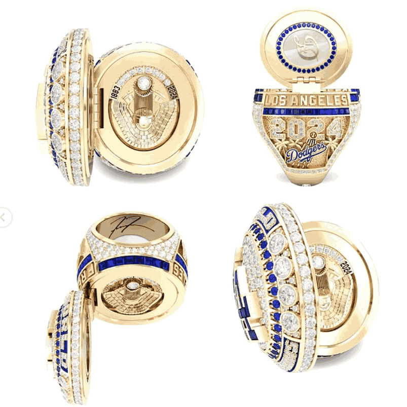 Los Angeles Dodgers World Series Ring 2024