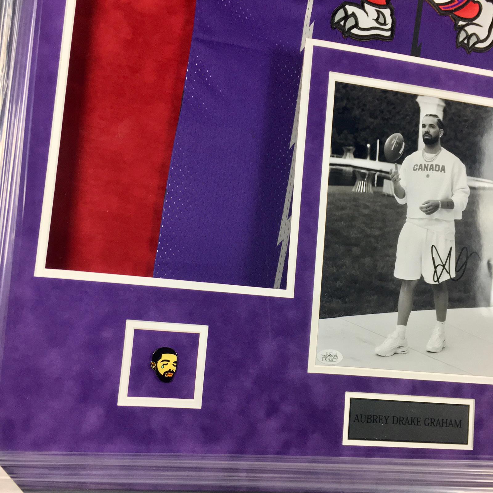 Drake Signed Photo Framed