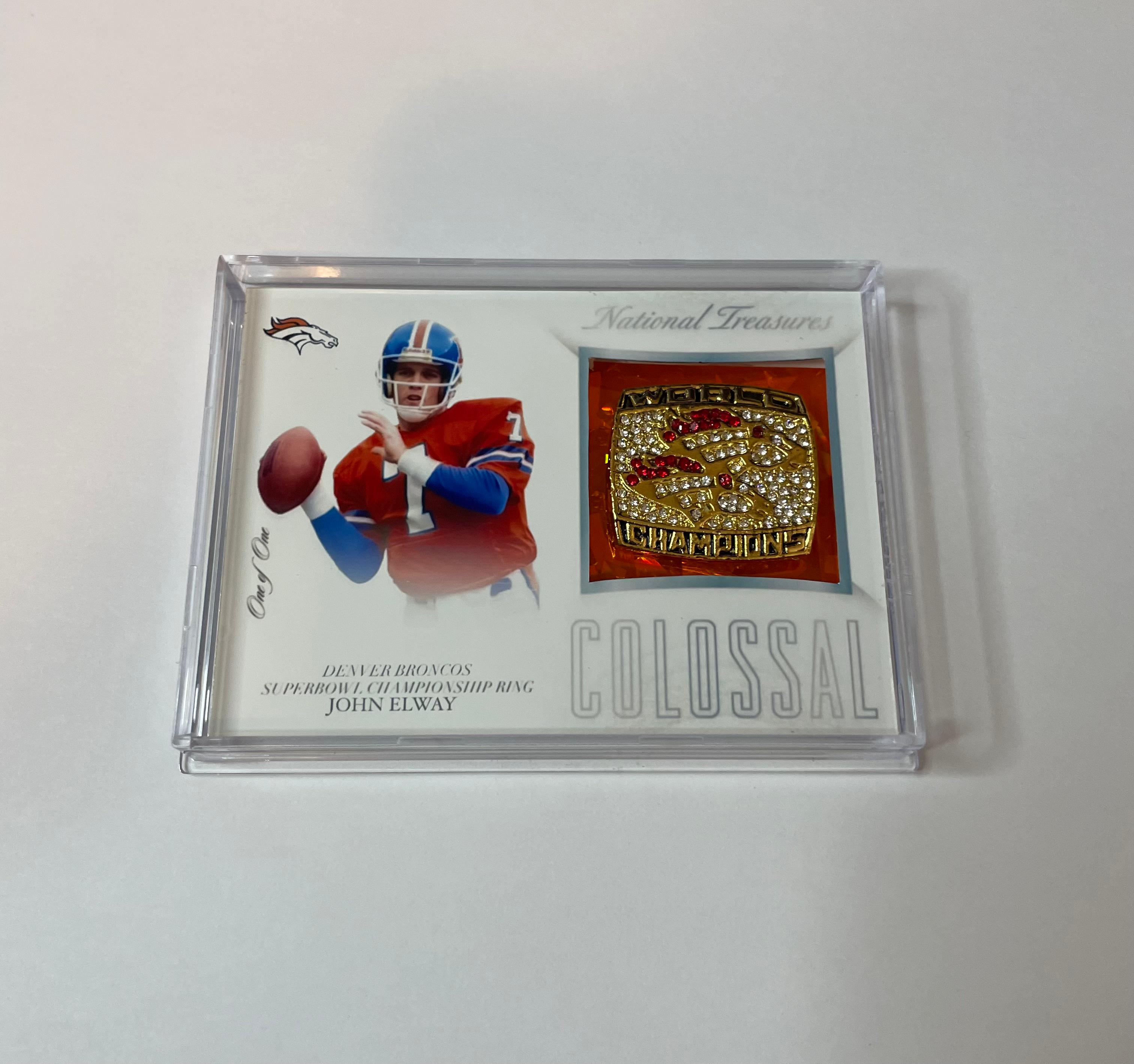 Custom John Elway Ring Card
