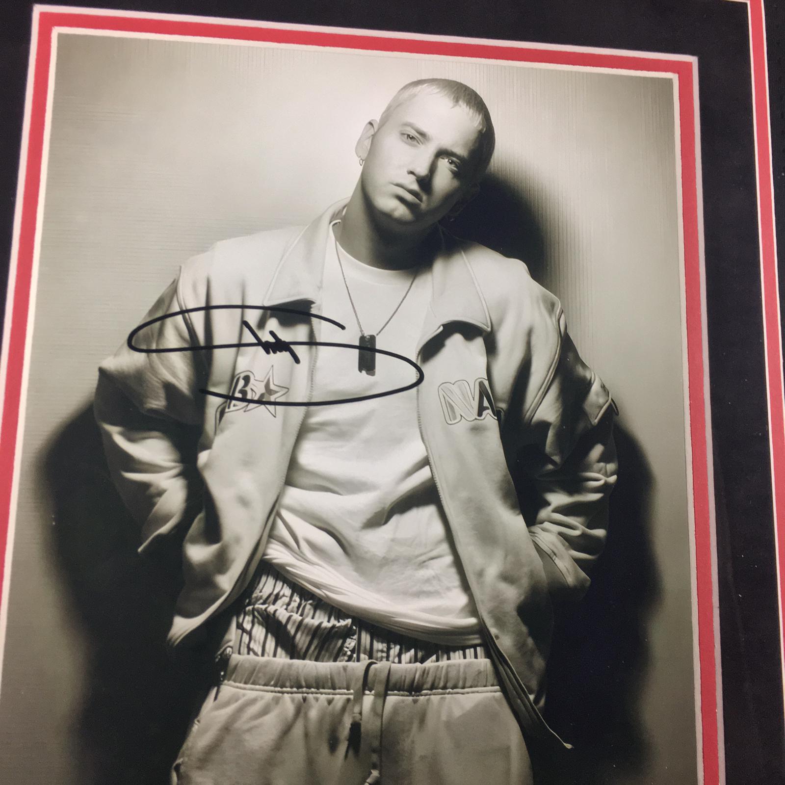 Eminem Signed Photo Framed