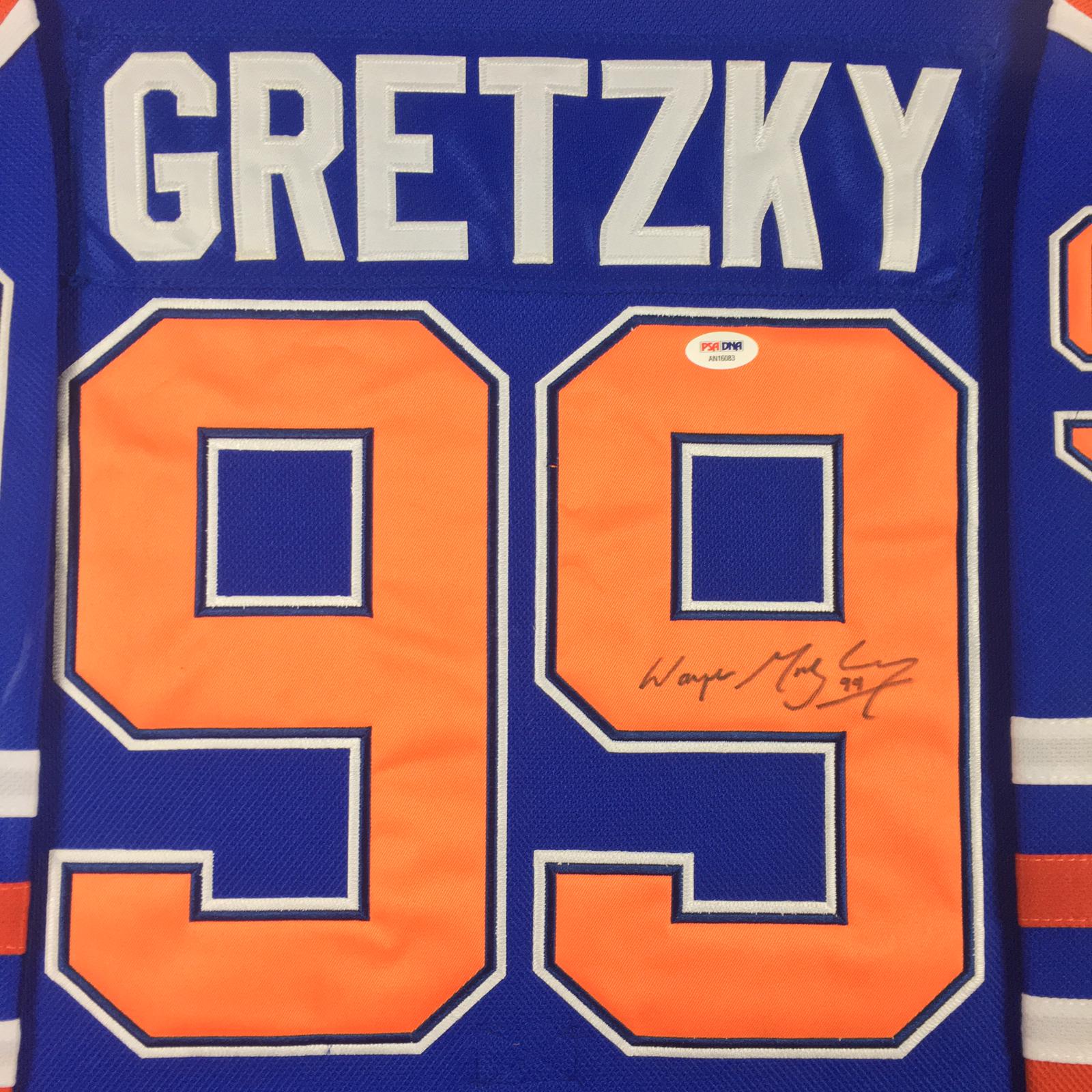 Wayne Gretzky Signed Jersey Framed