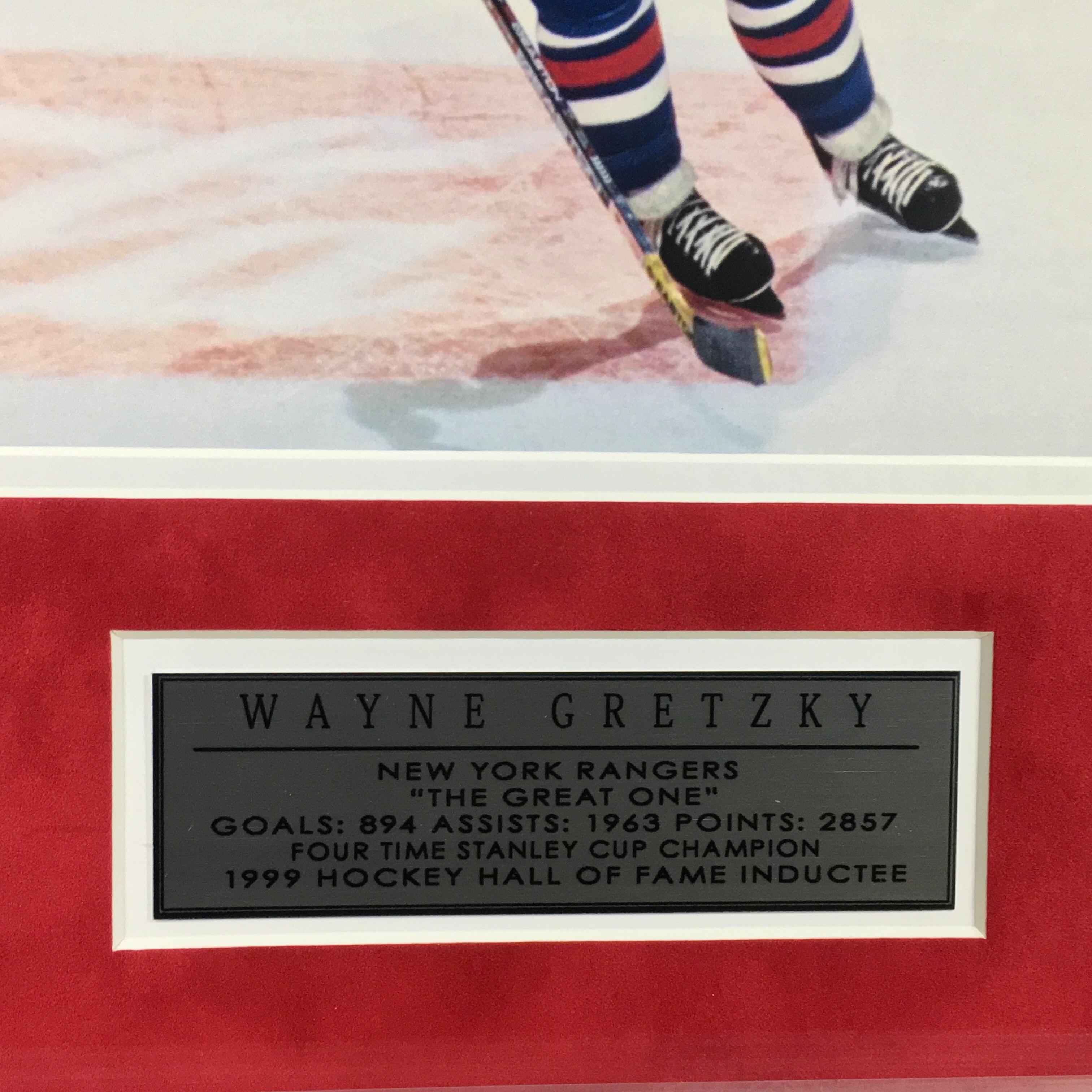 Wayne Gretzky Signed Jersey Framed