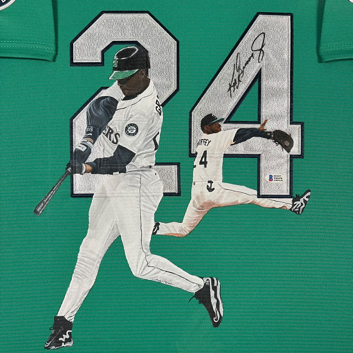 Ken Griffey Jr Signed Framed