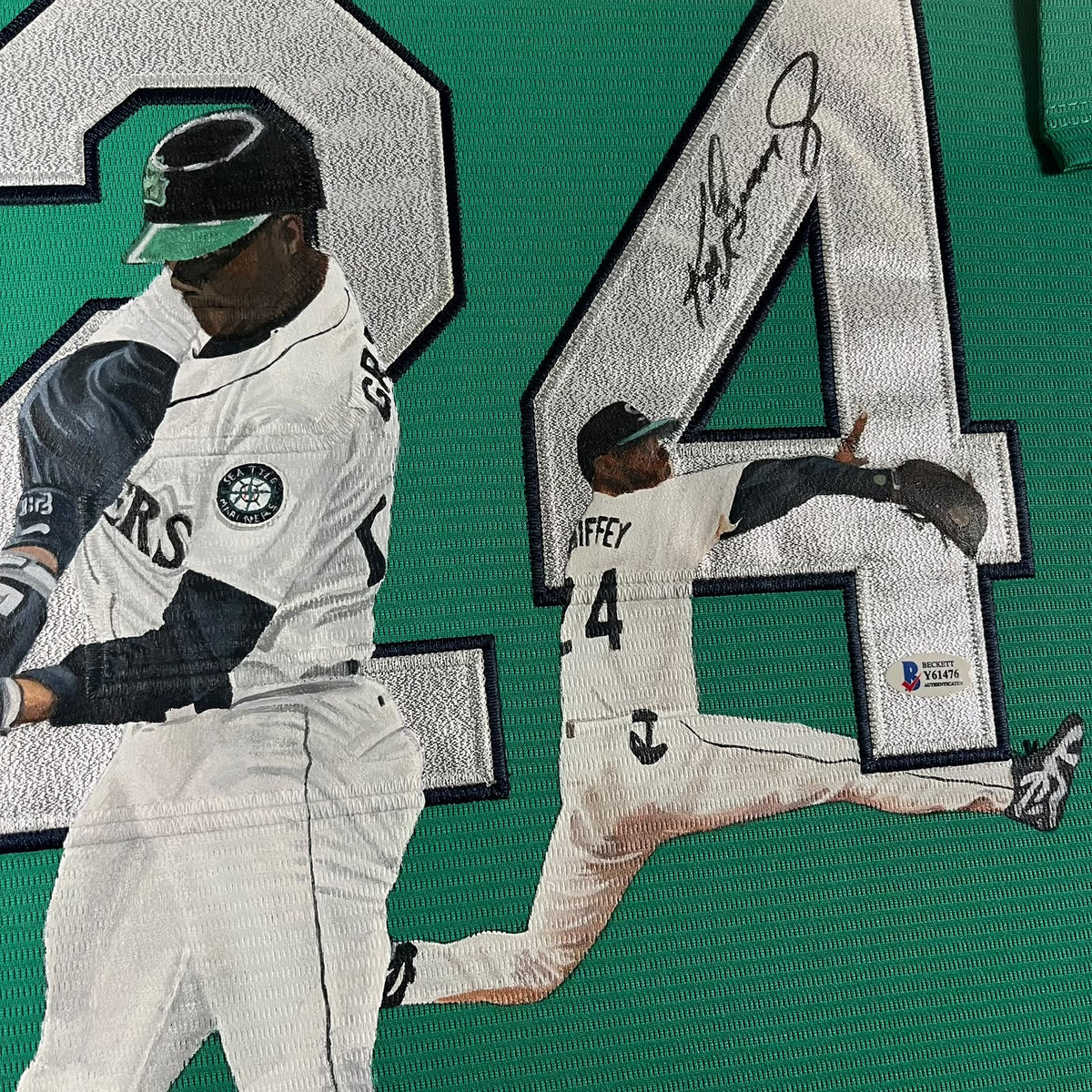 Ken Griffey Jr Signed Framed