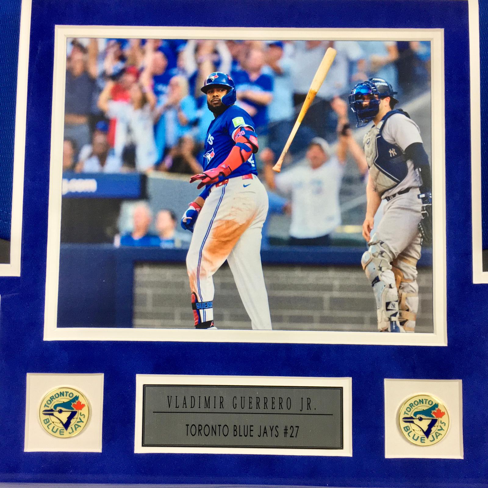 Vlad Guerrero Jr Signed Jersey Framed