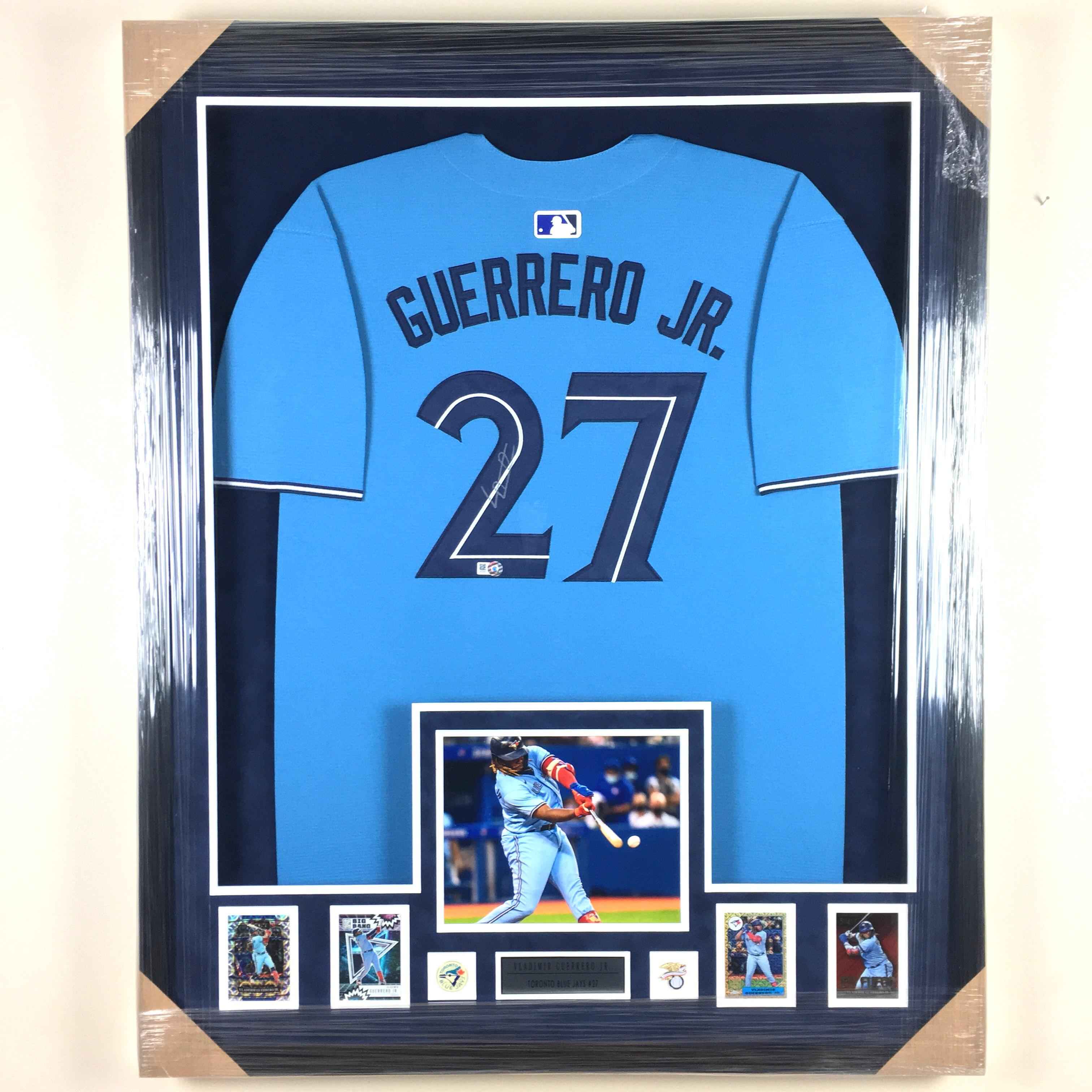 Vlad Guerrero Jr Signed Jersey Framed