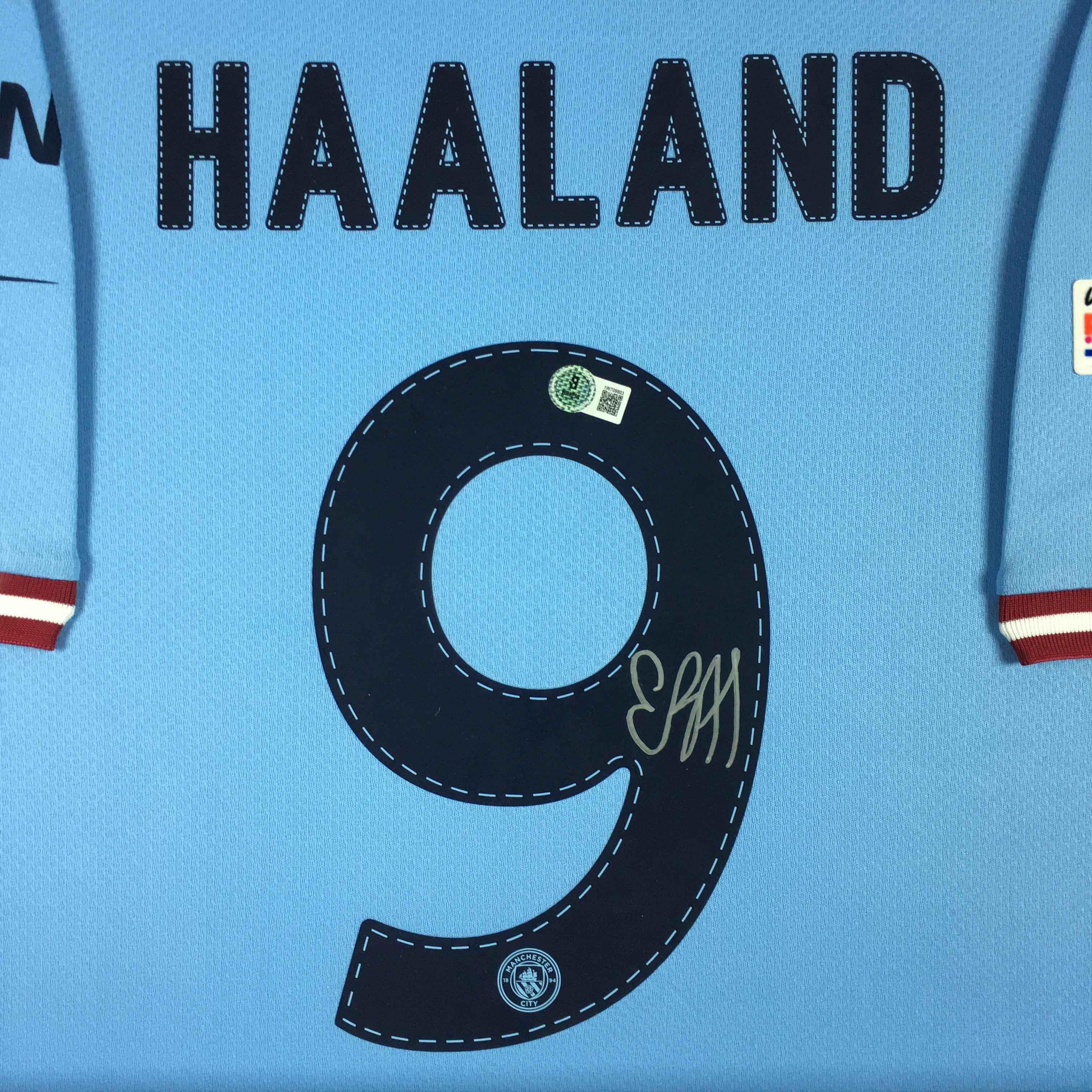 Erling Haaland Signed Jersey Framed