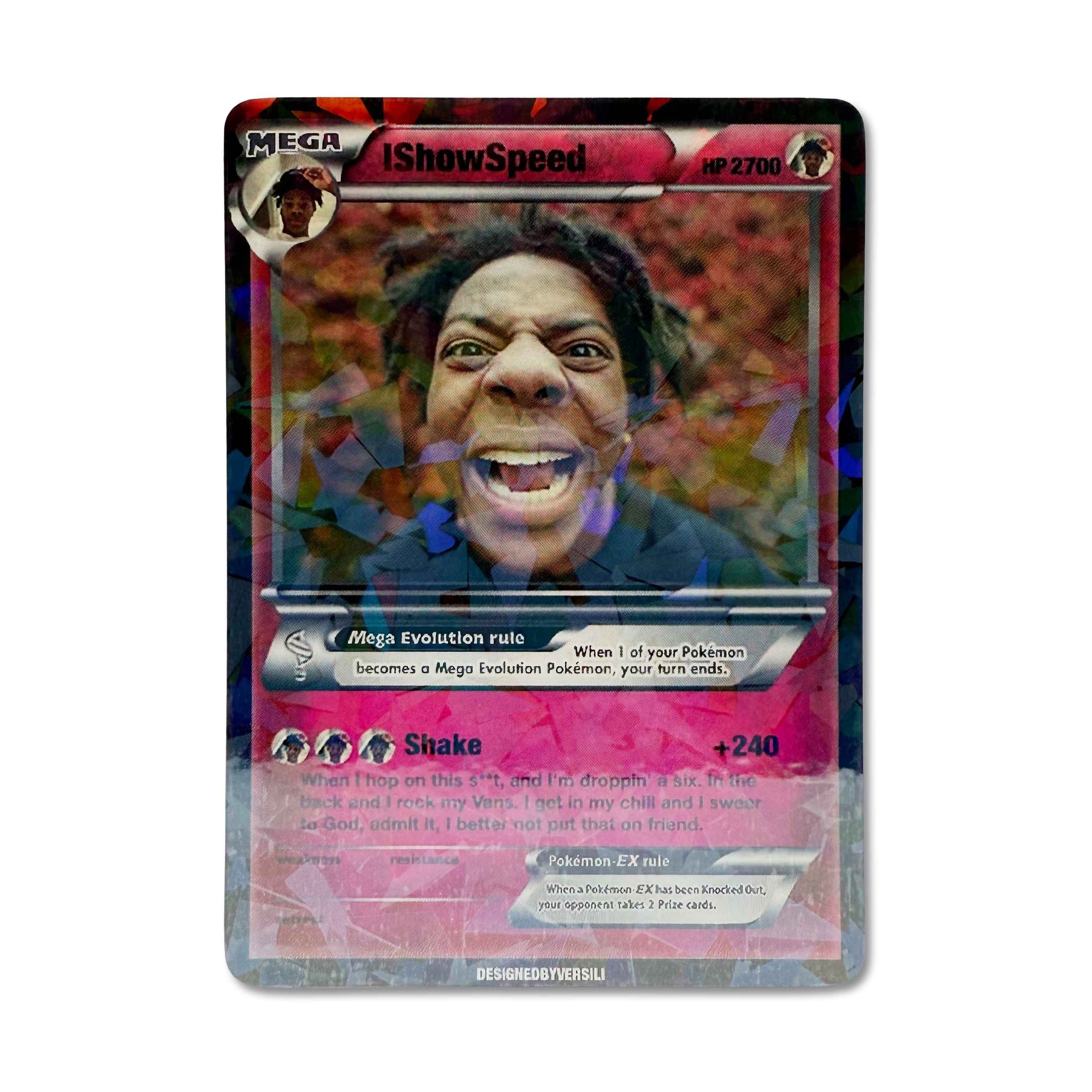 IShowSpeed Pokemon Card