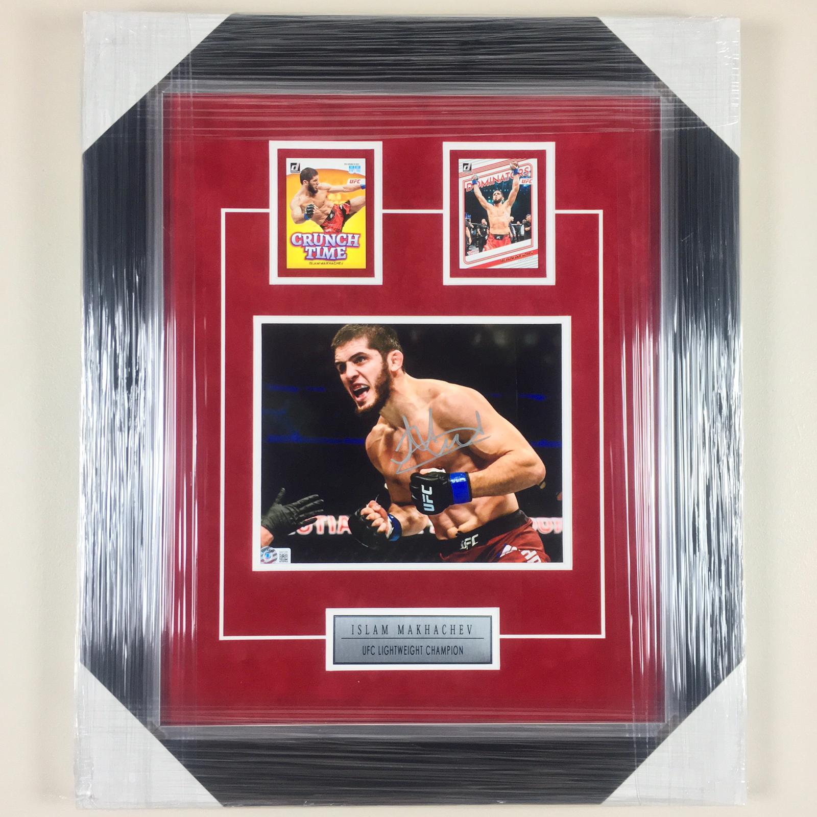 Islam Makhachev Signed Photo Framed