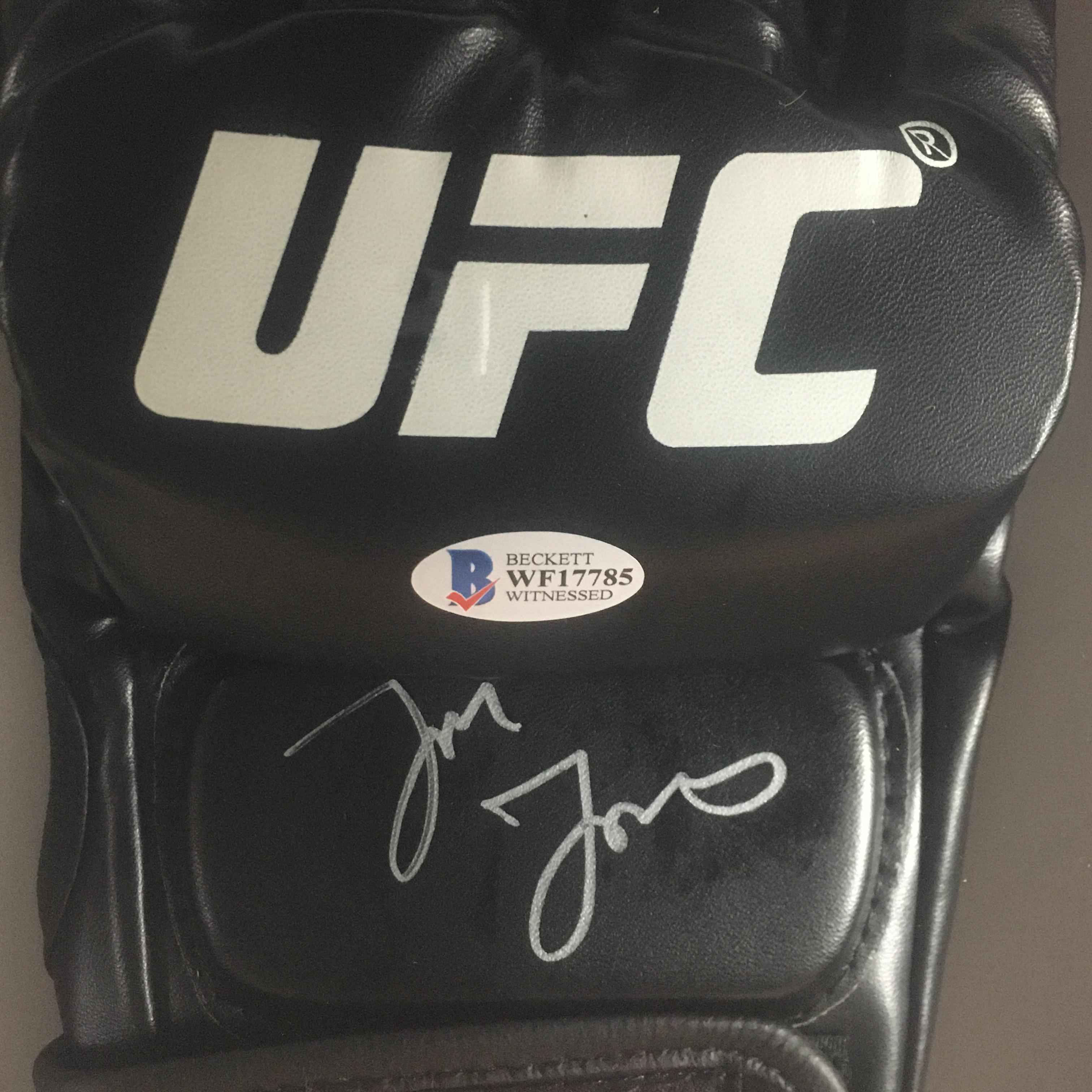Jon Jones Signed Glove Framed