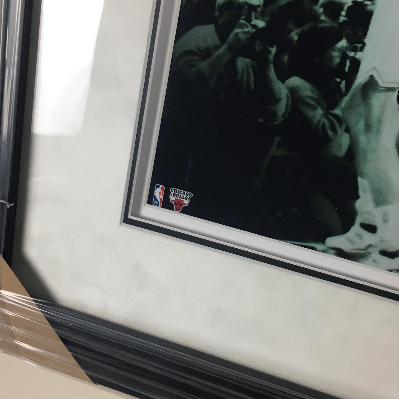 Michael Jordan Signed Poster Framed