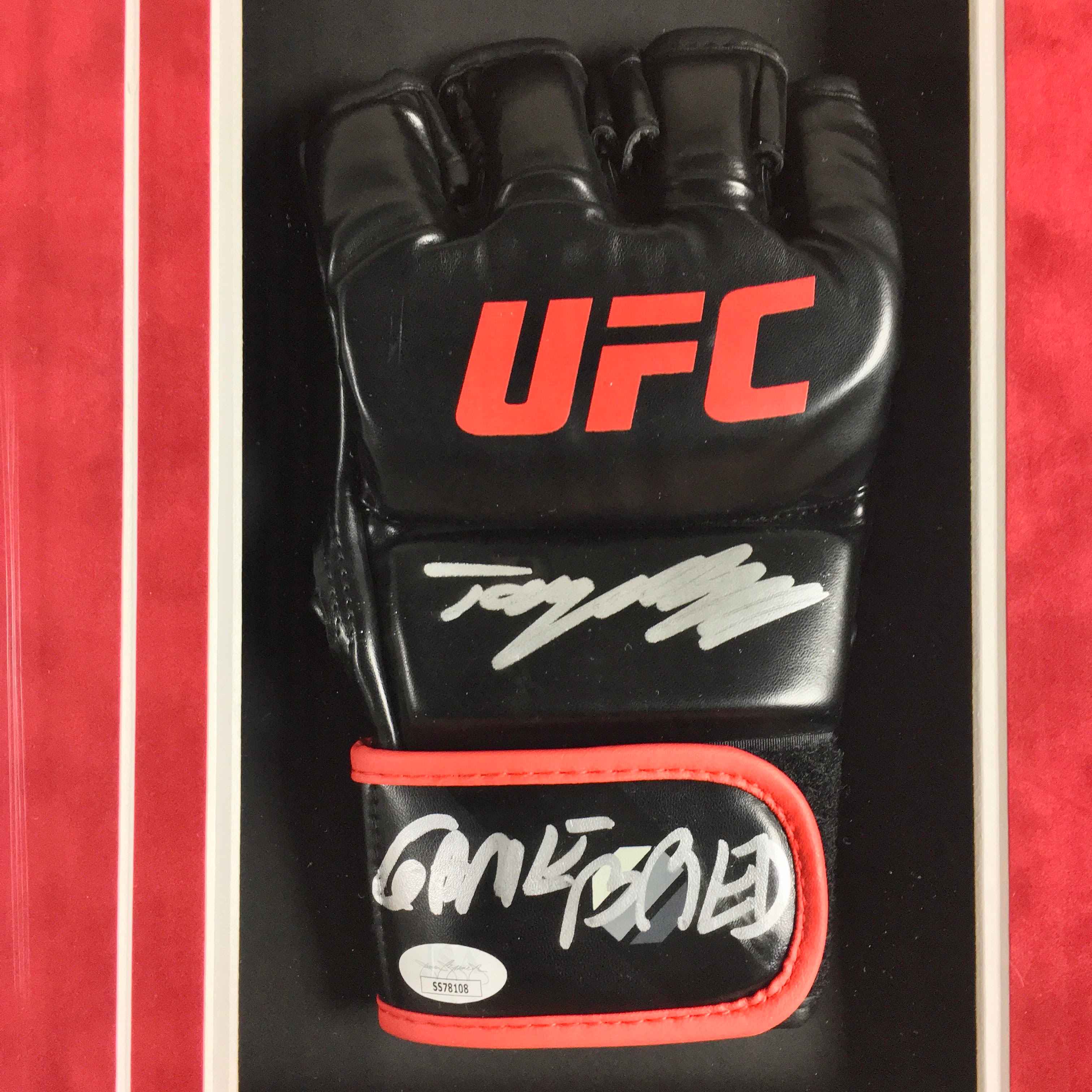 Jorge Masvidal Signed Glove Framed