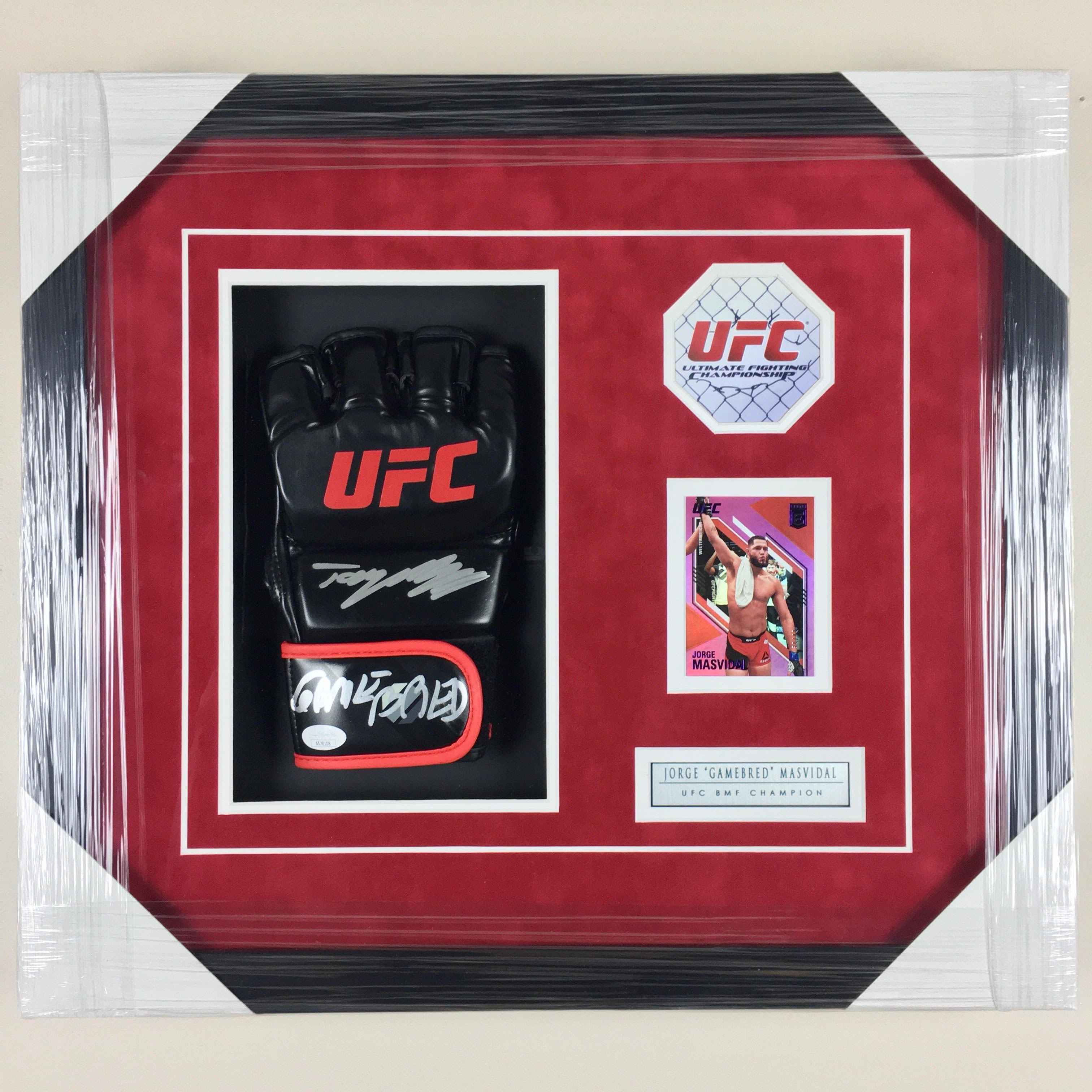 Jorge Masvidal Signed Glove Framed