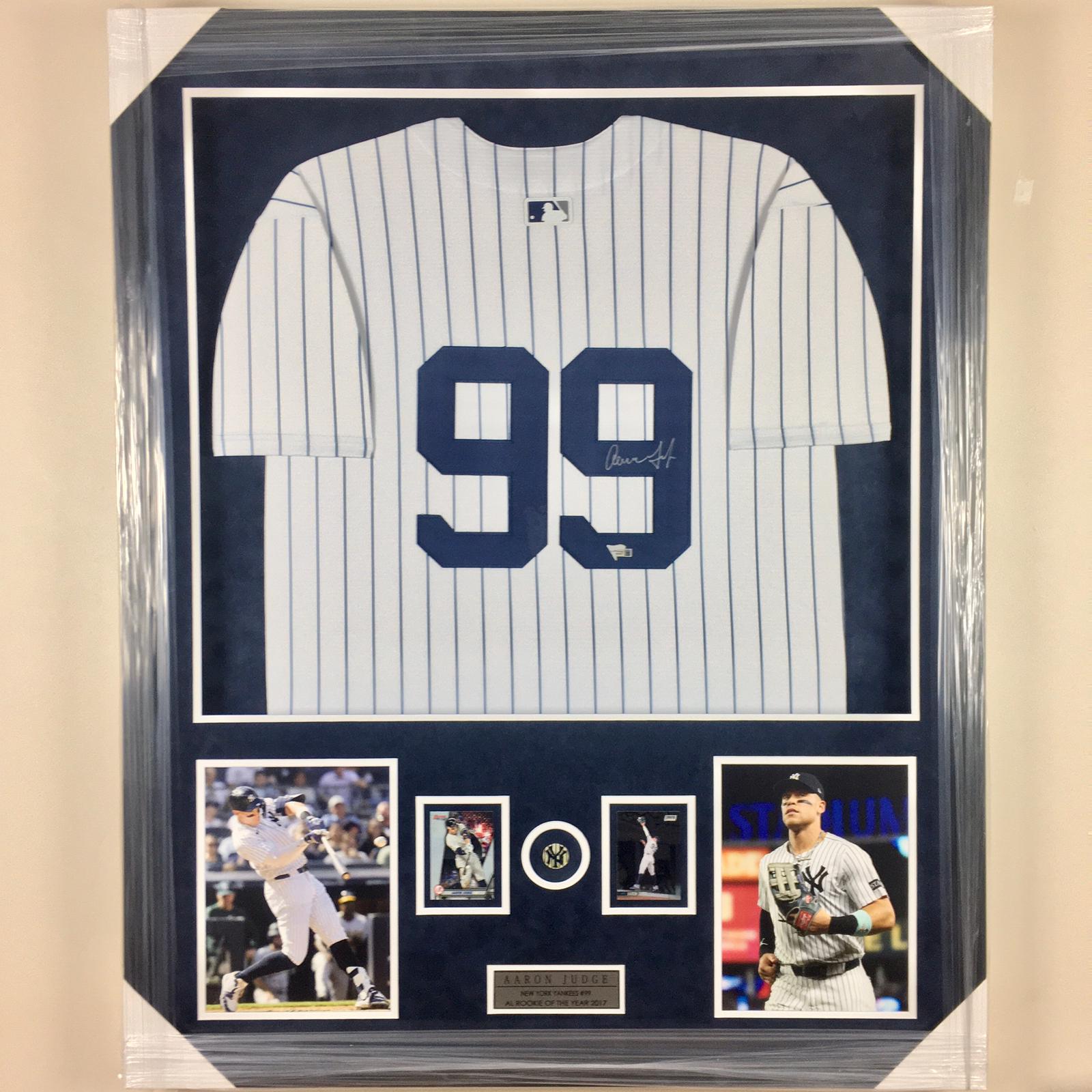 Aaron Judge Signed Jersey Framed