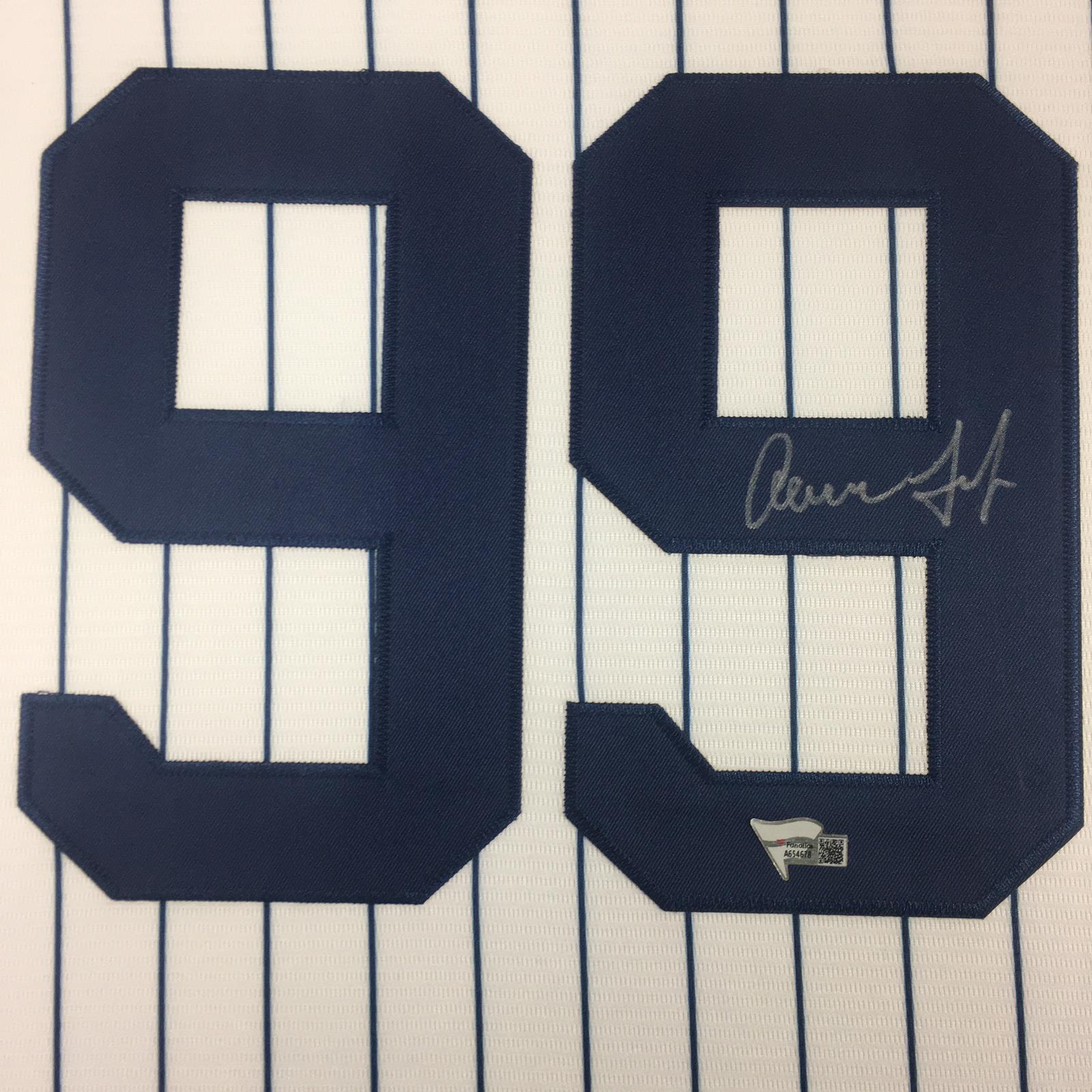 Aaron Judge Signed Jersey Framed