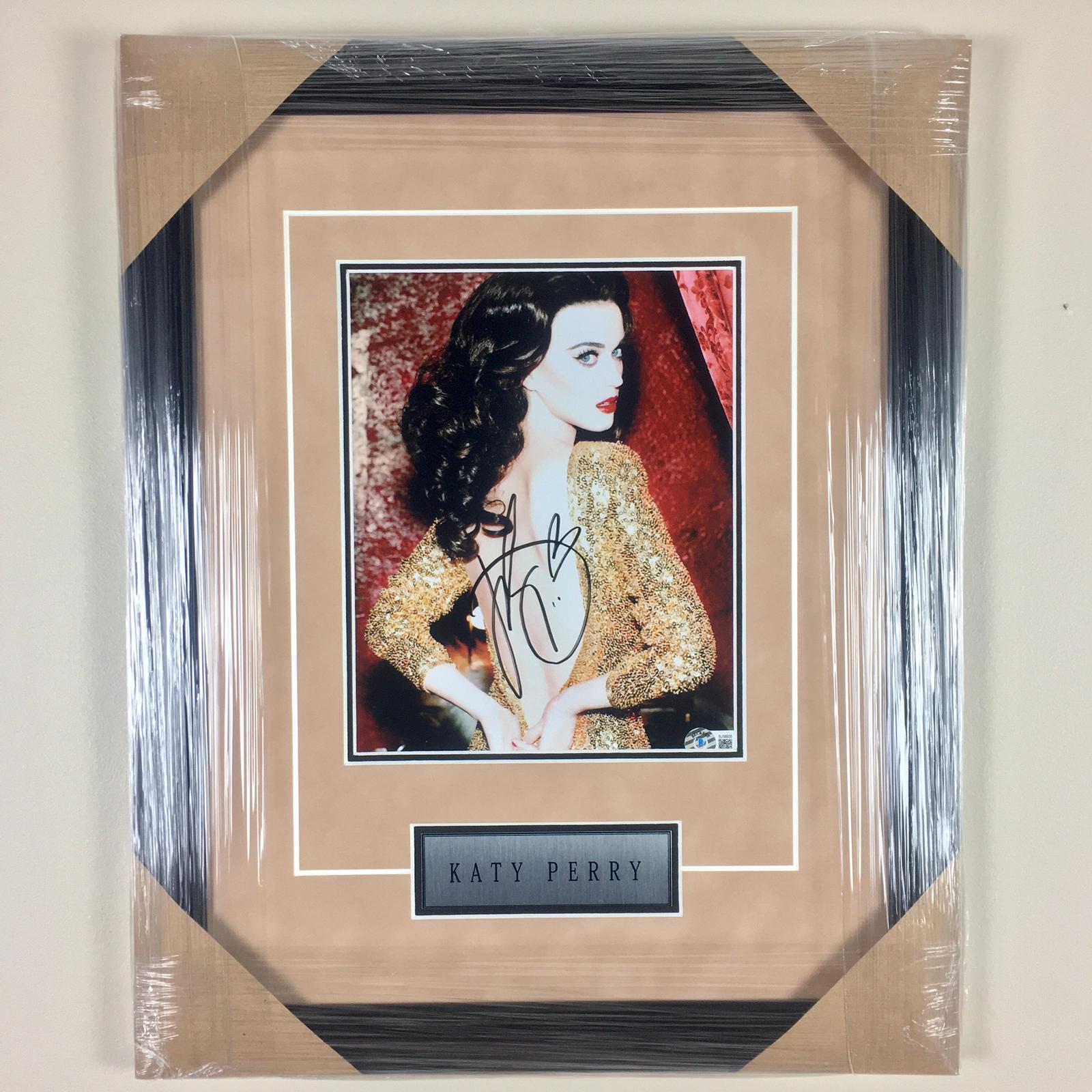 Katy Perry Signed Photo Framed