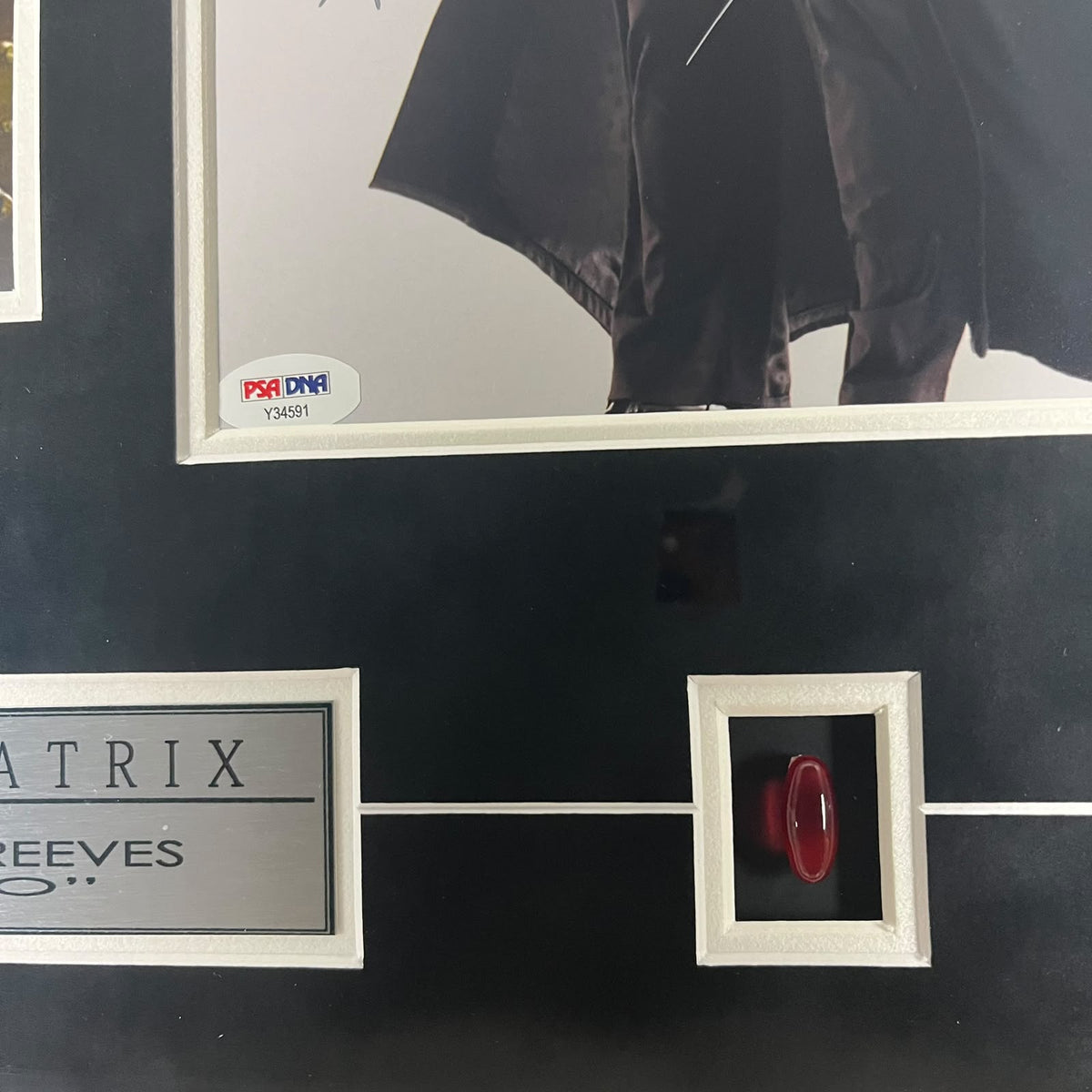 Keanu Reeves Signed Photo Framed
