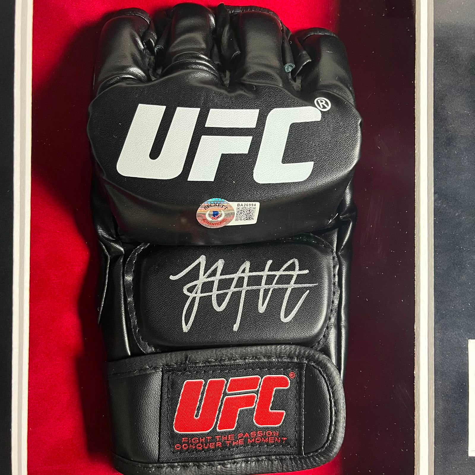 Khabib Nurmagomedov Signed Glove Framed