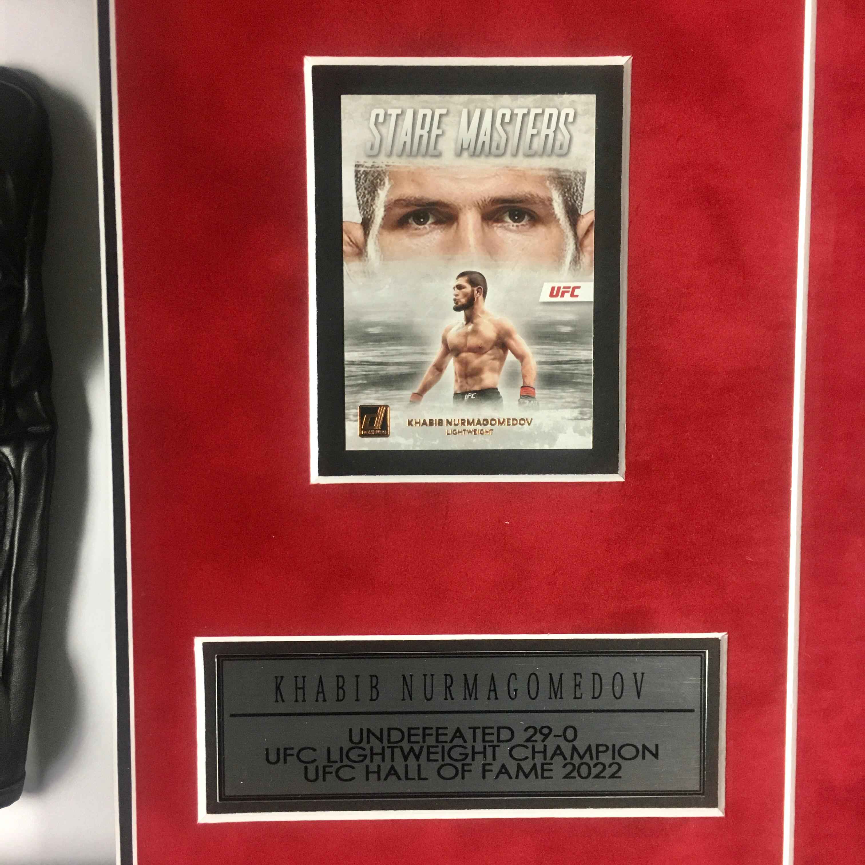 Khabib Nurmagomedov Signed Glove Framed
