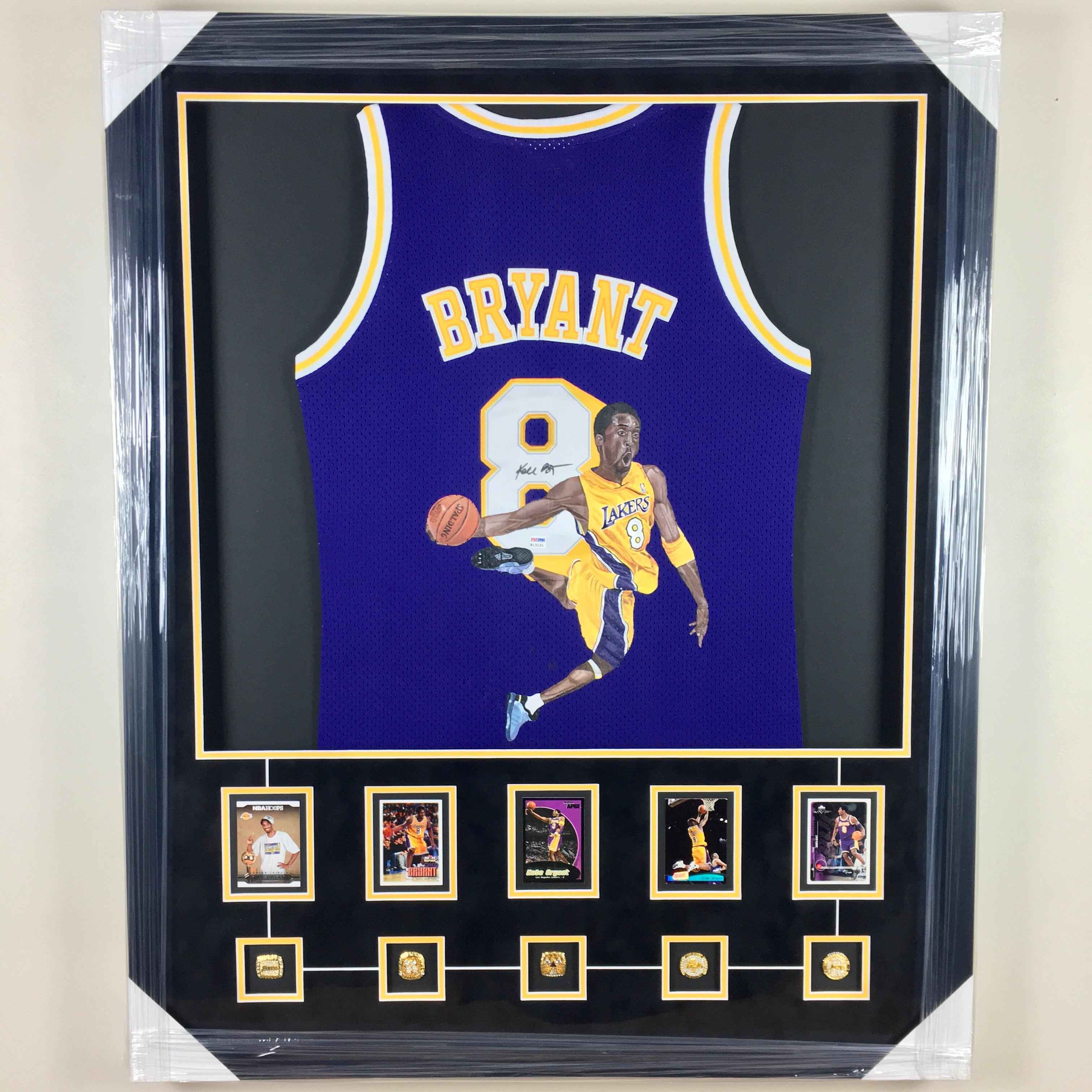 Kobe Bryant Signed Jersey Framed