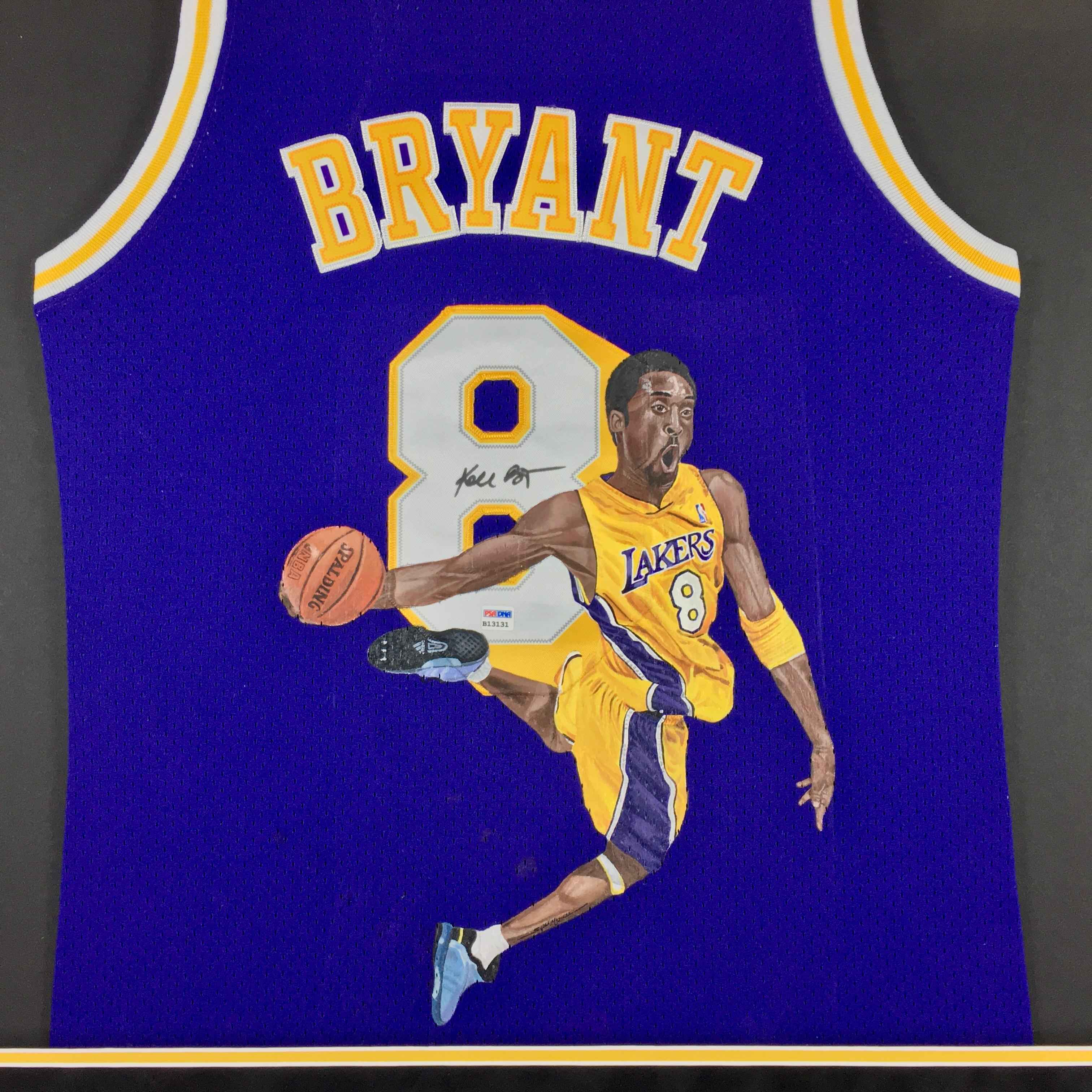 Kobe Bryant Signed Jersey Framed