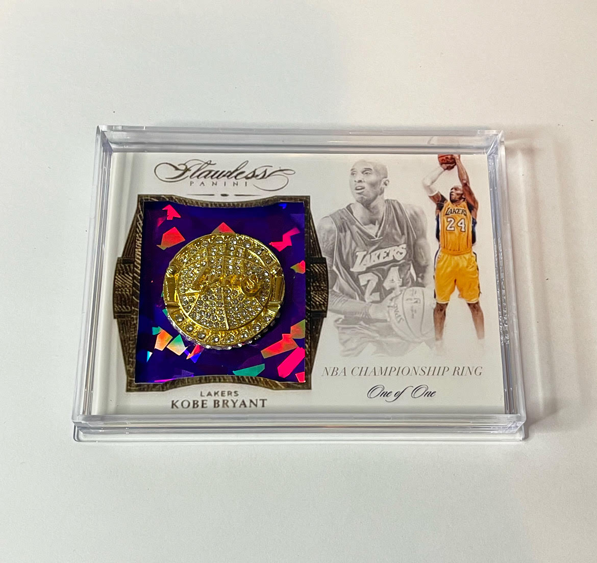 Custom Kobe Bryant Ring Card