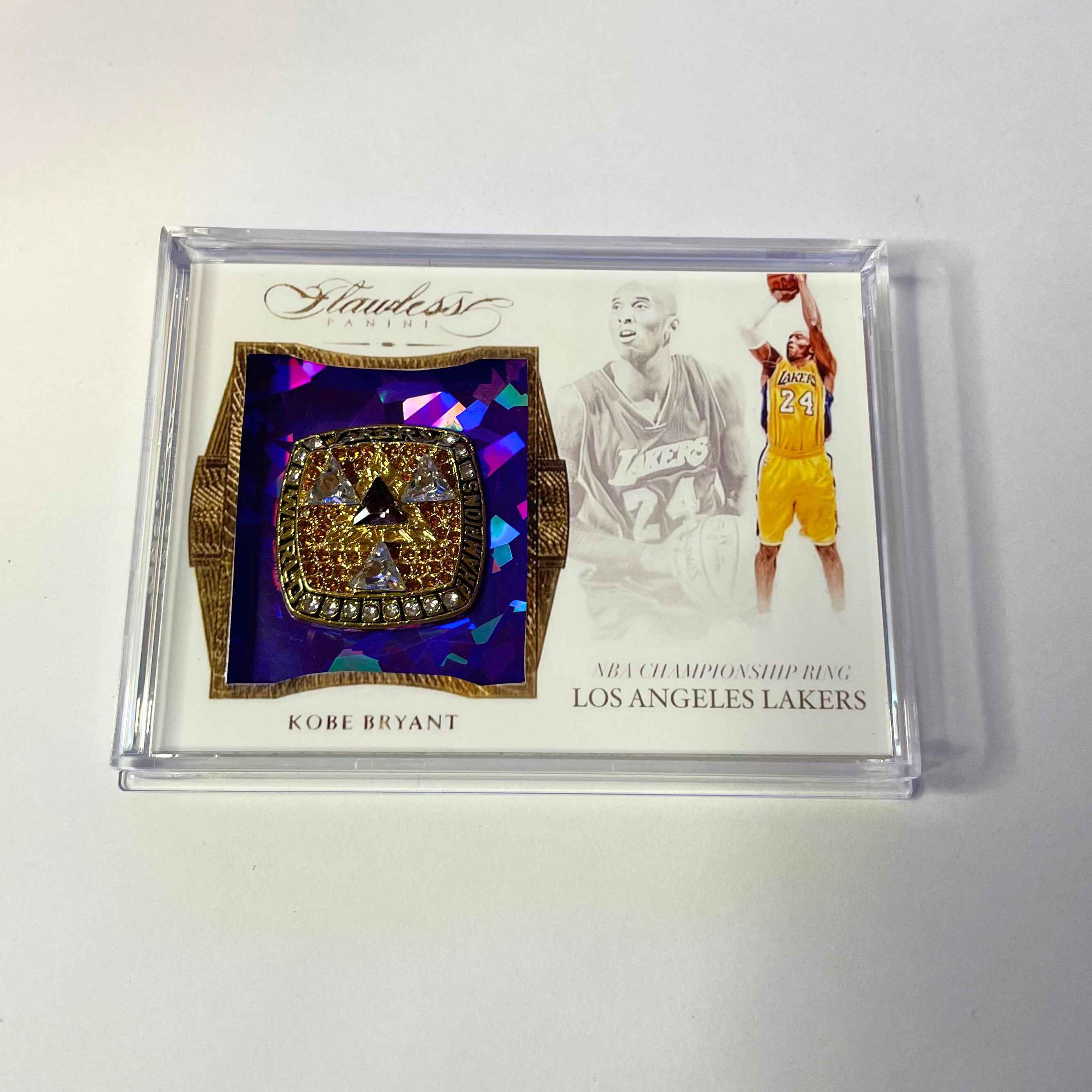 Custom Kobe Bryant Ring Card
