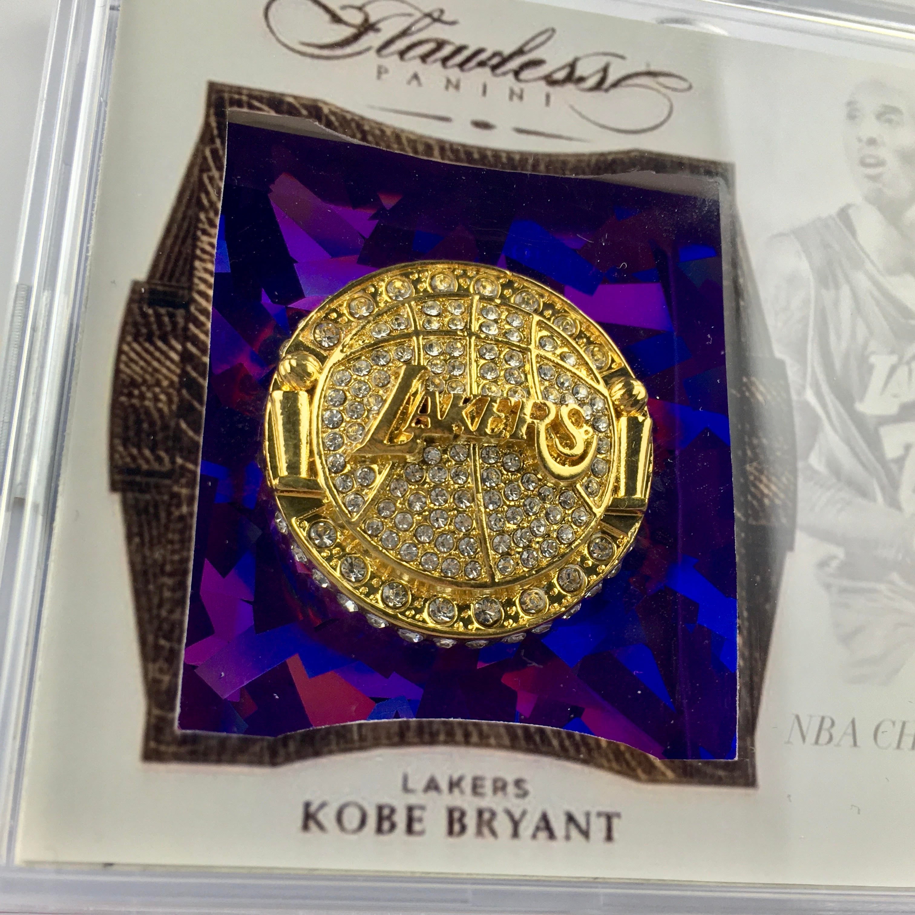 Custom Kobe Bryant Ring Card