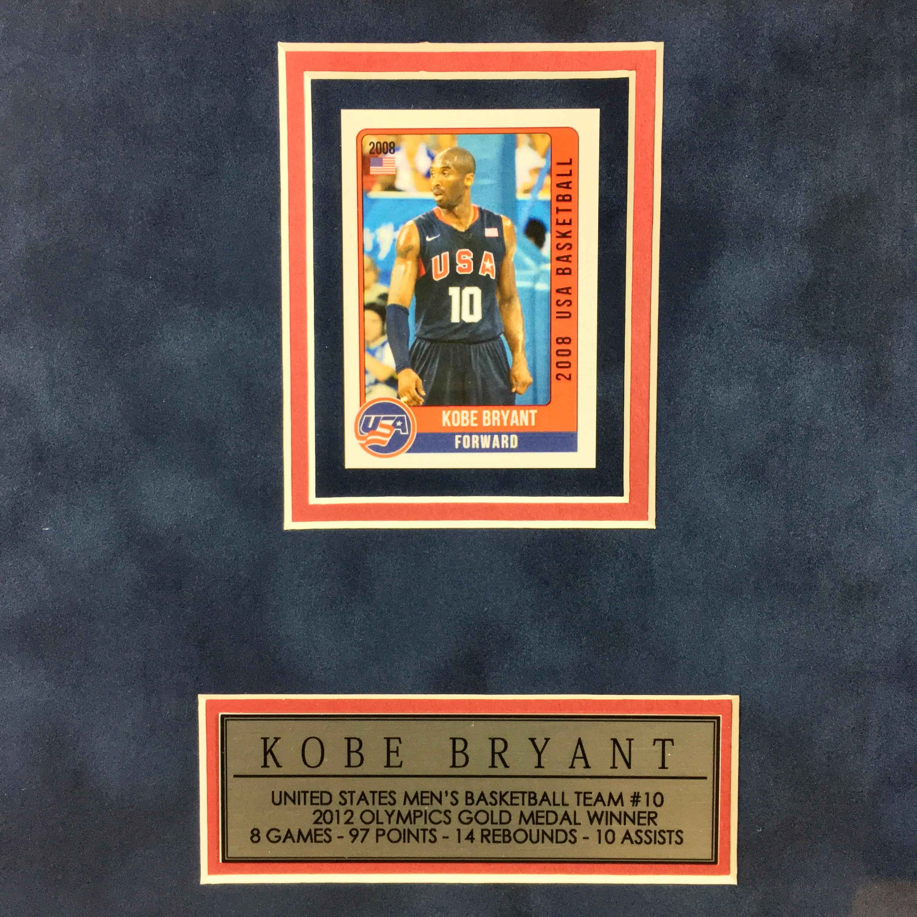 Kobe Bryant Signed Jersey Framed