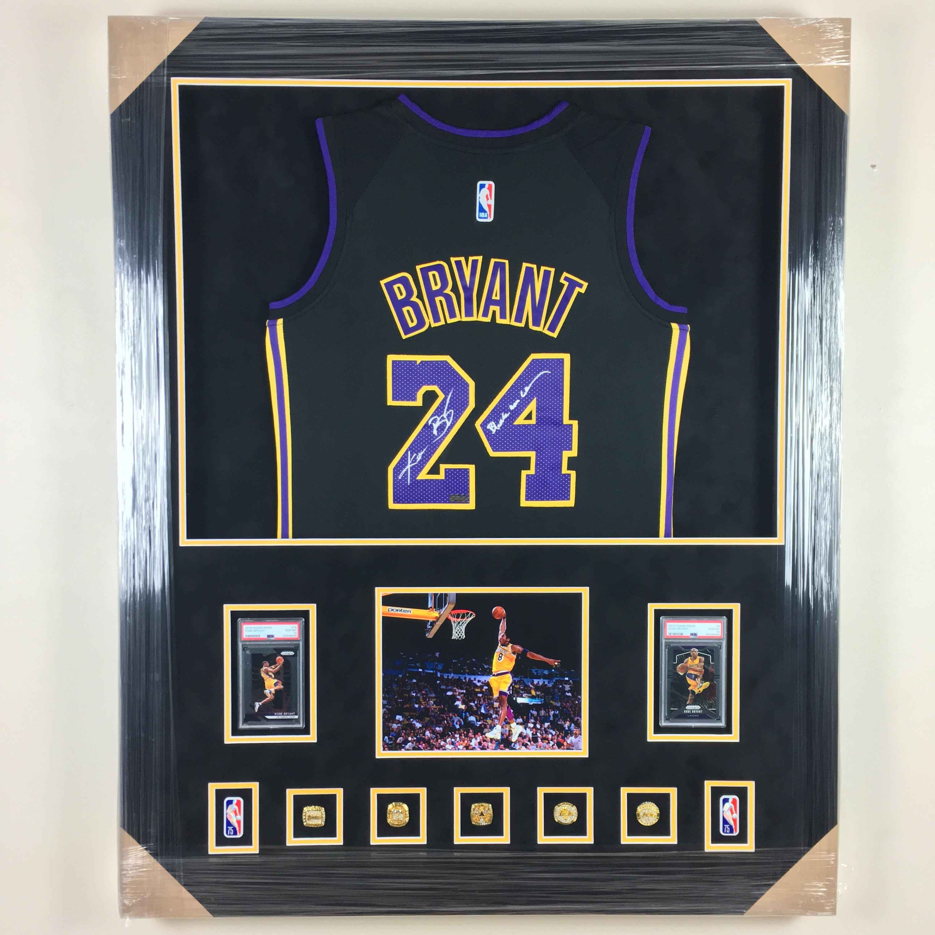 Kobe Bryant Signed Jersey Framed