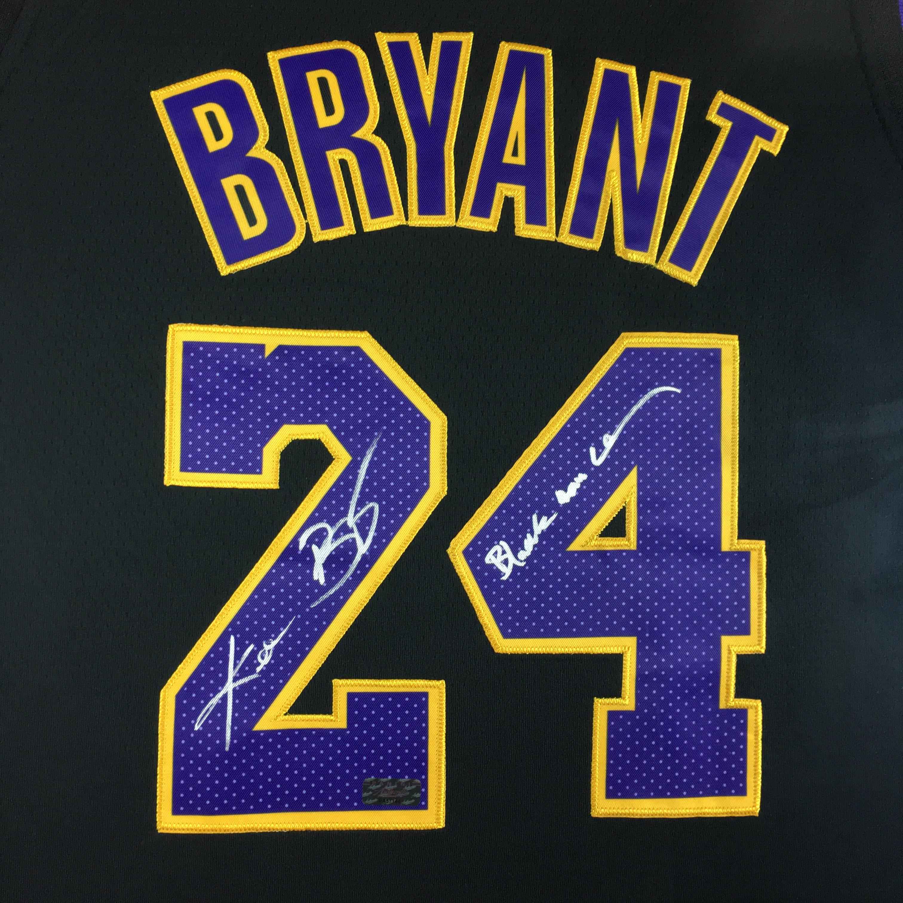Kobe Bryant Signed Jersey Framed