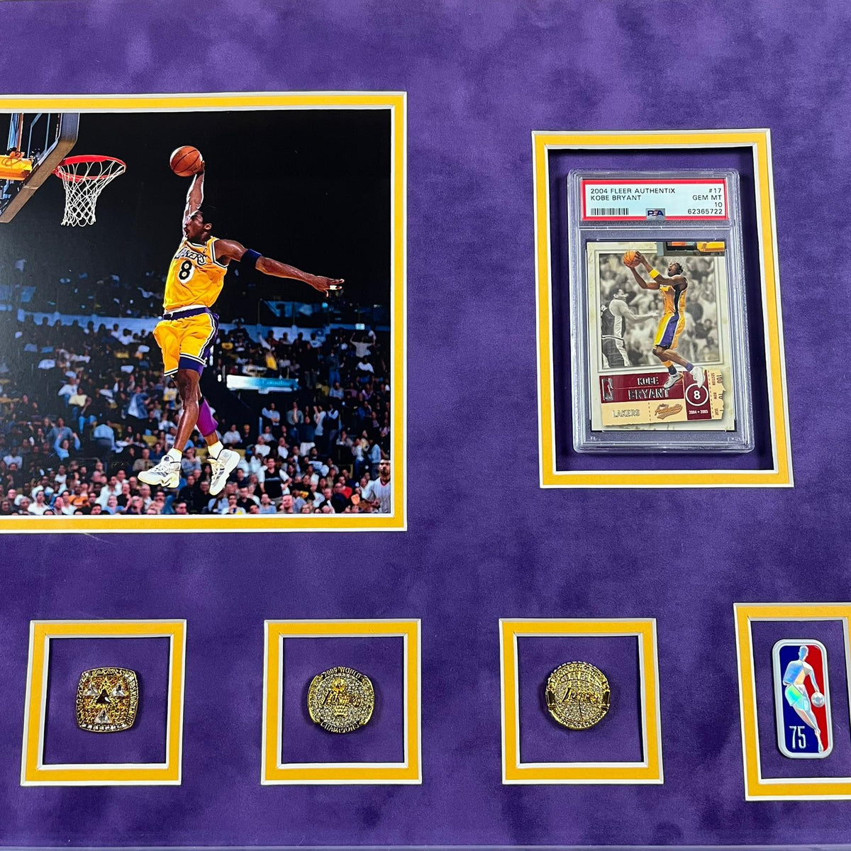 Kobe Bryant Signed Jersey Framed