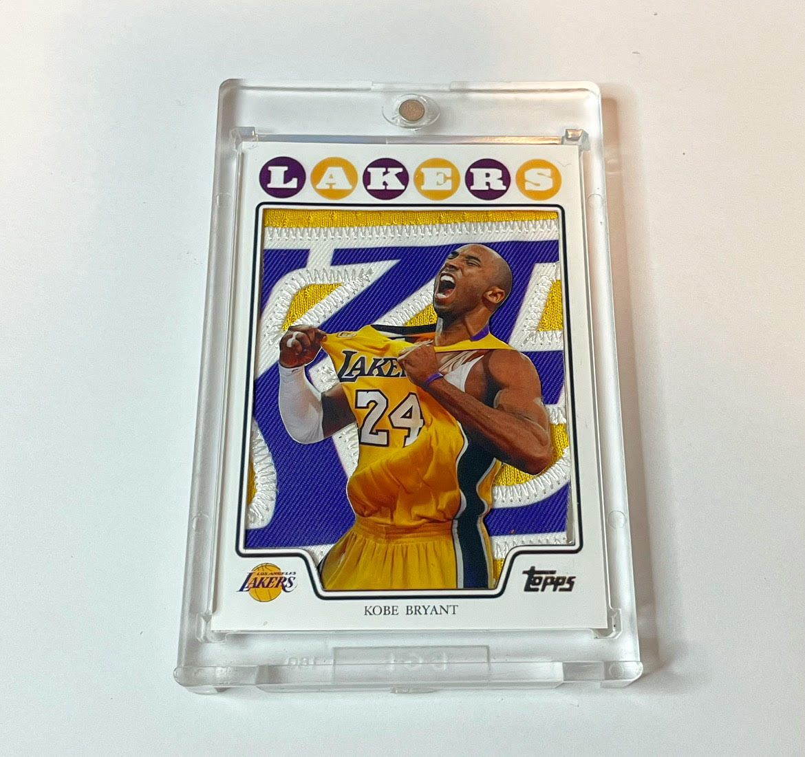 Custom Kobe Bryant Patch Card