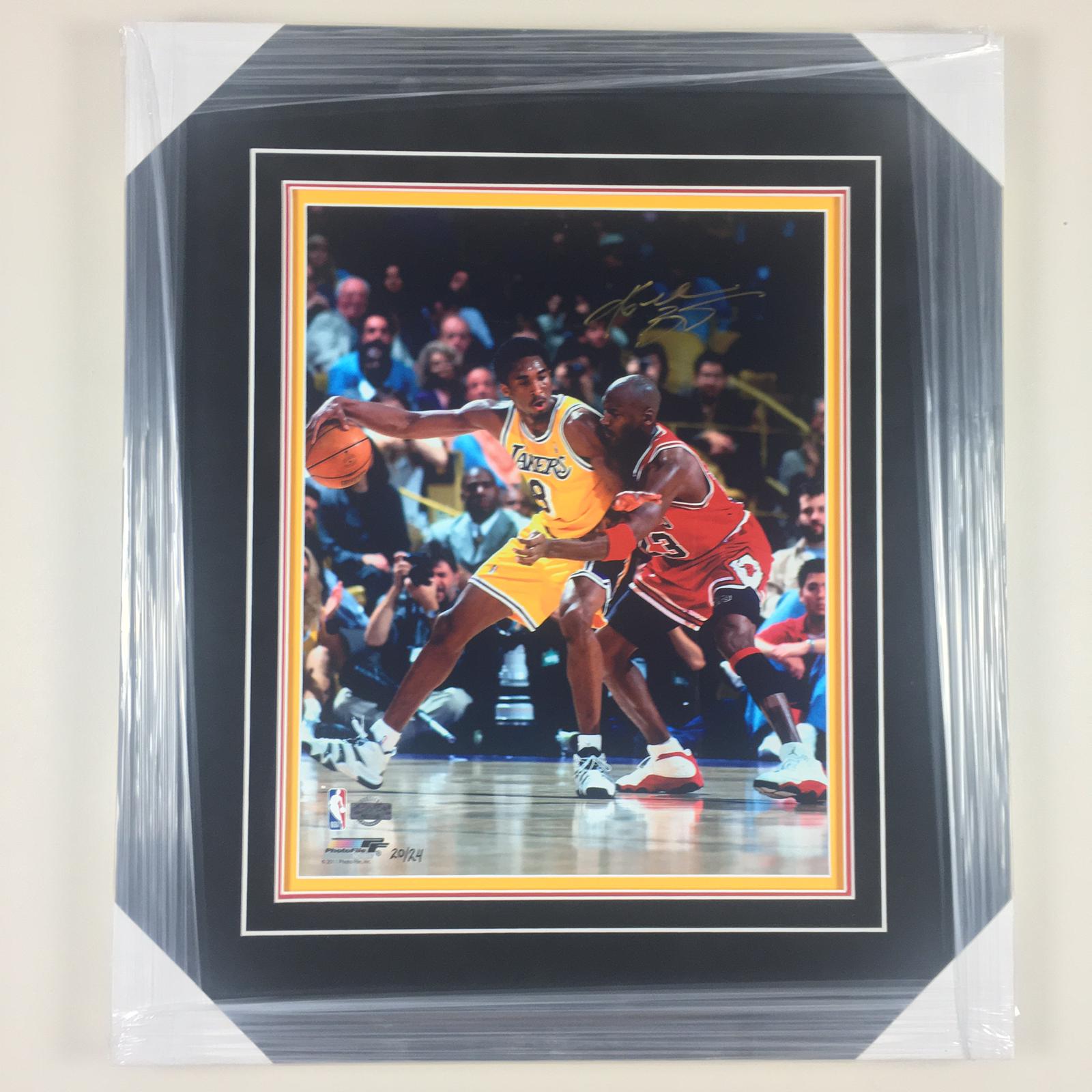 Kobe Bryant Signed Poster Framed
