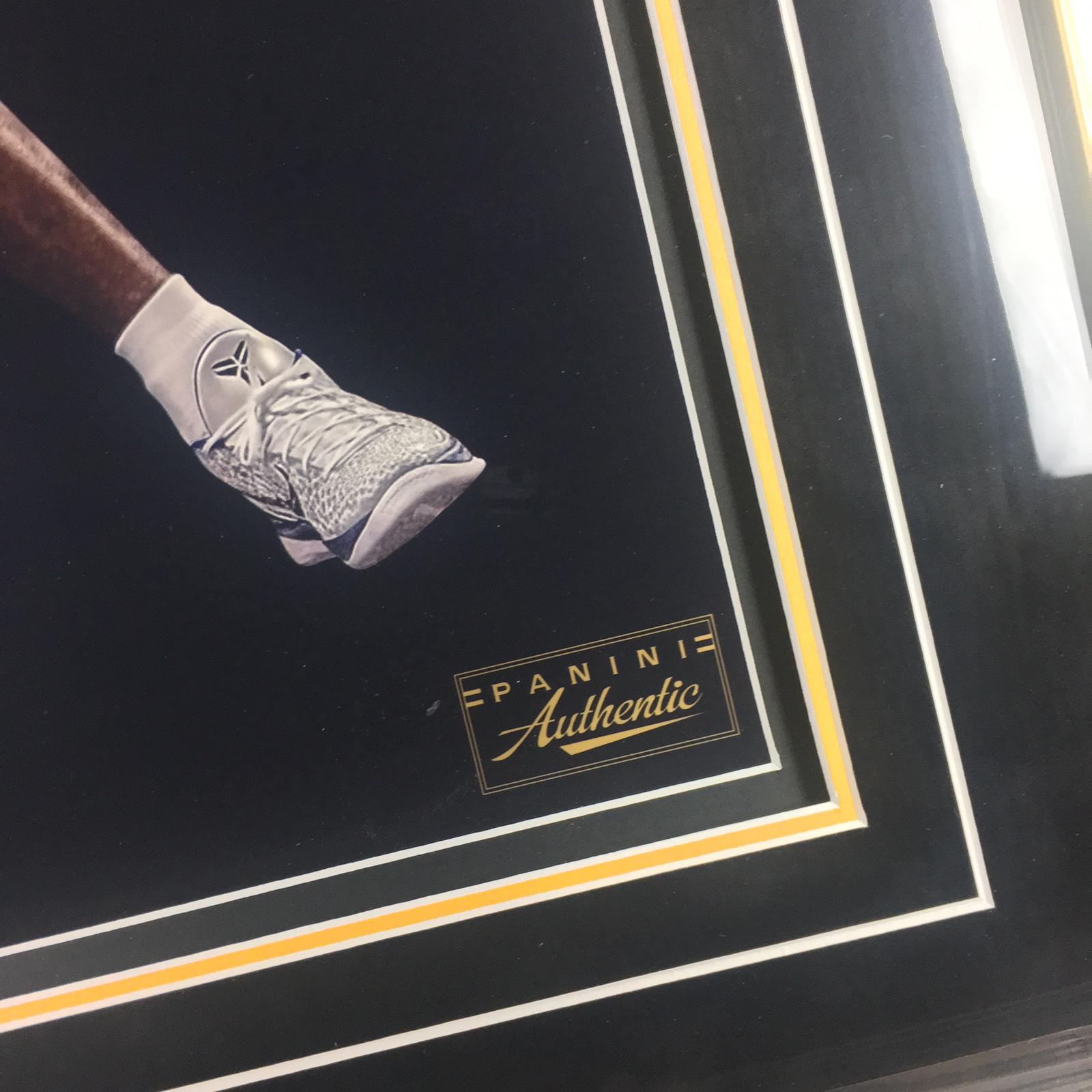 Kobe Bryant Signed Poster Framed