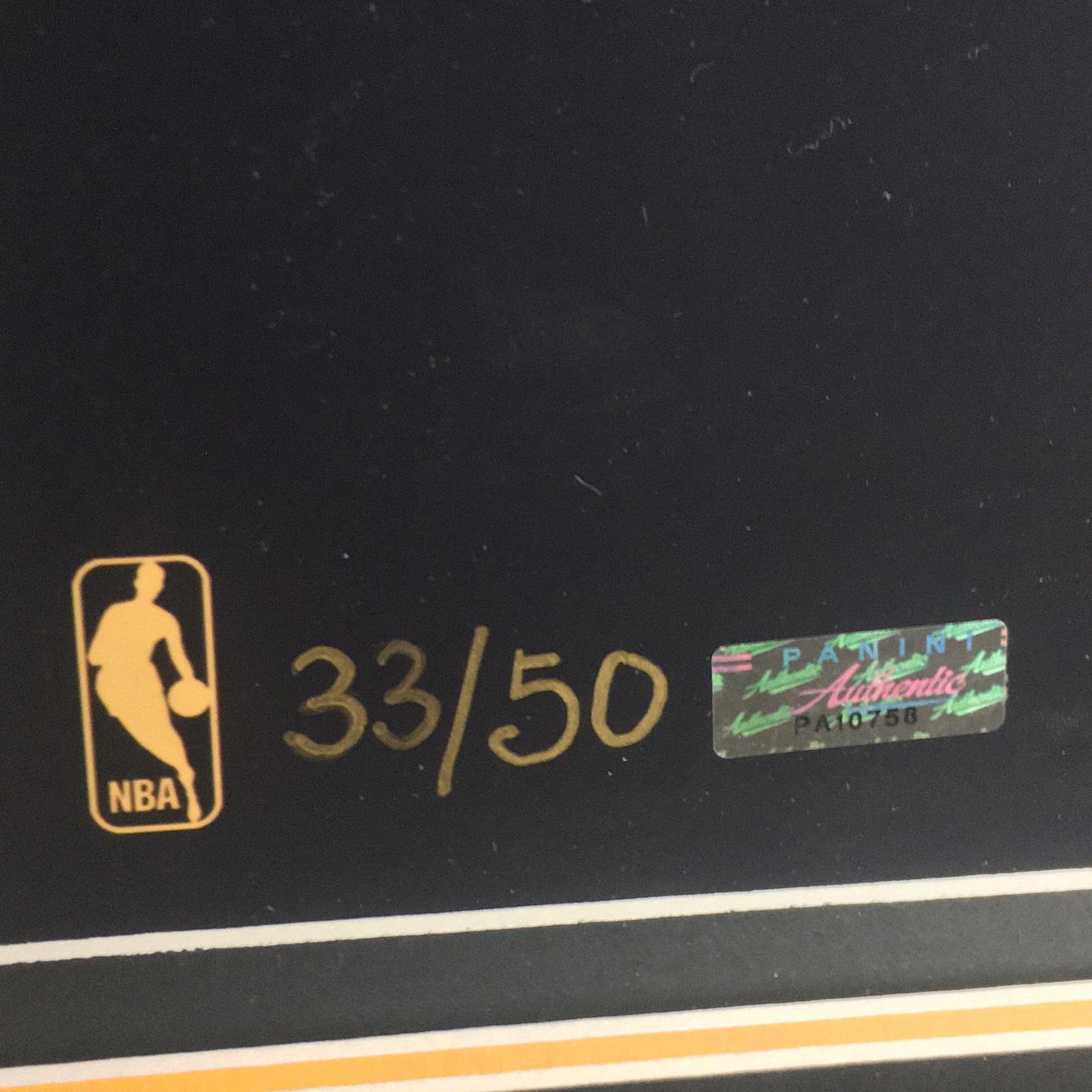 Kobe Bryant Signed Poster Framed