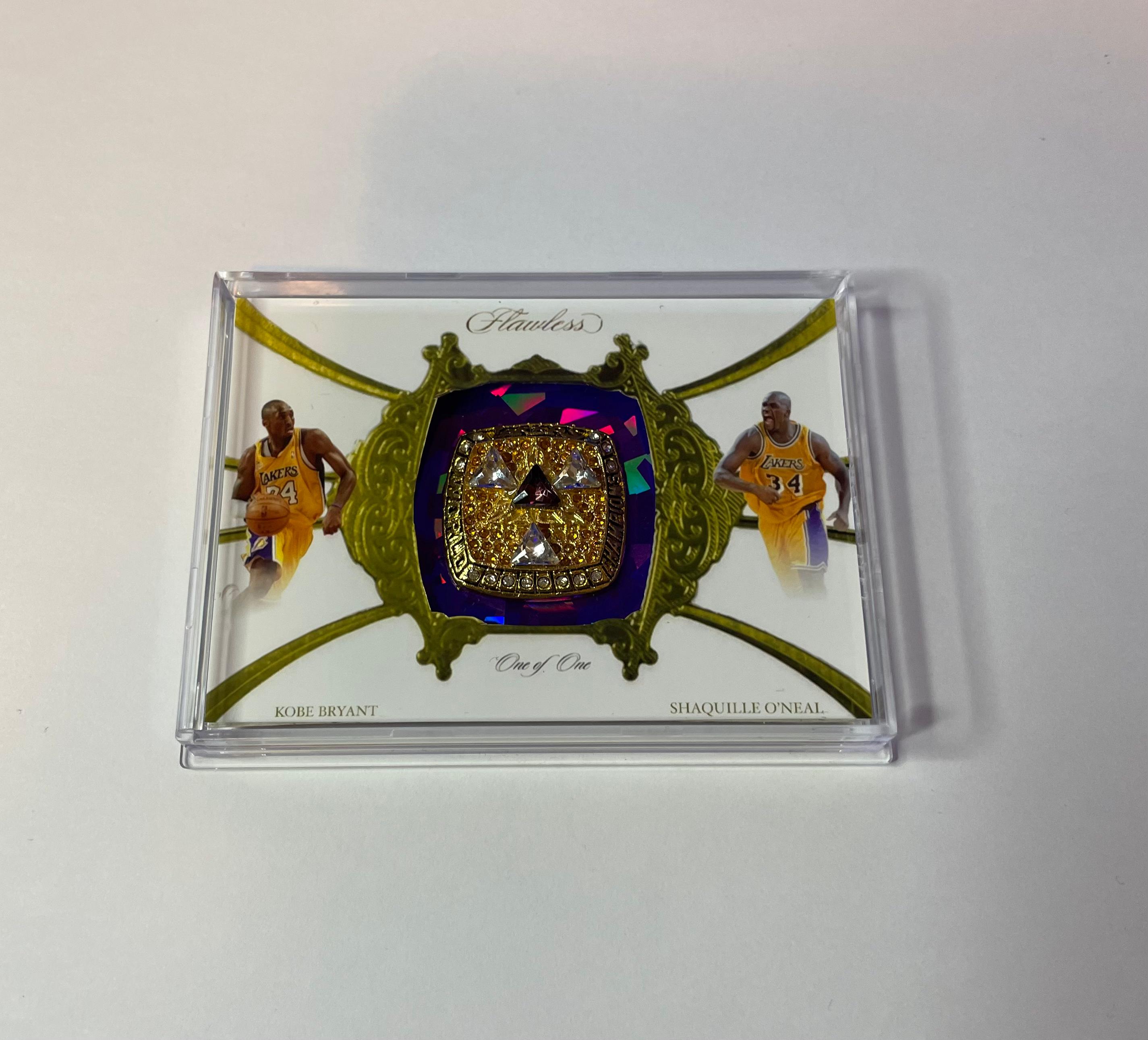 Custom Kobe Bryant & Shaq Ring Card