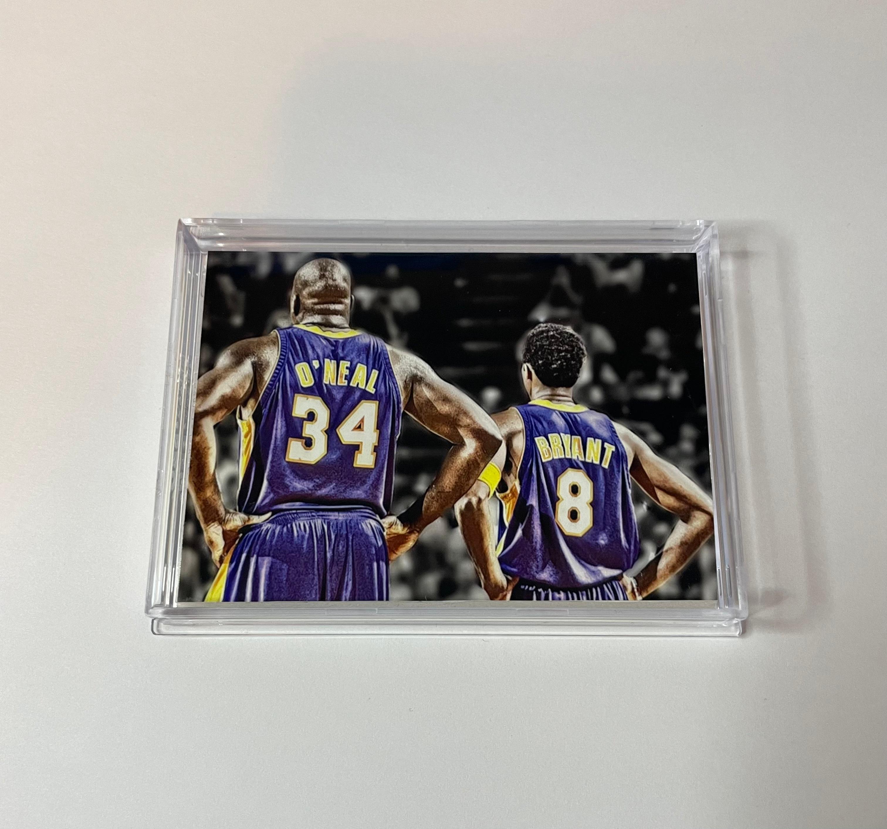 Custom Kobe Bryant & Shaq Dual Ring Card