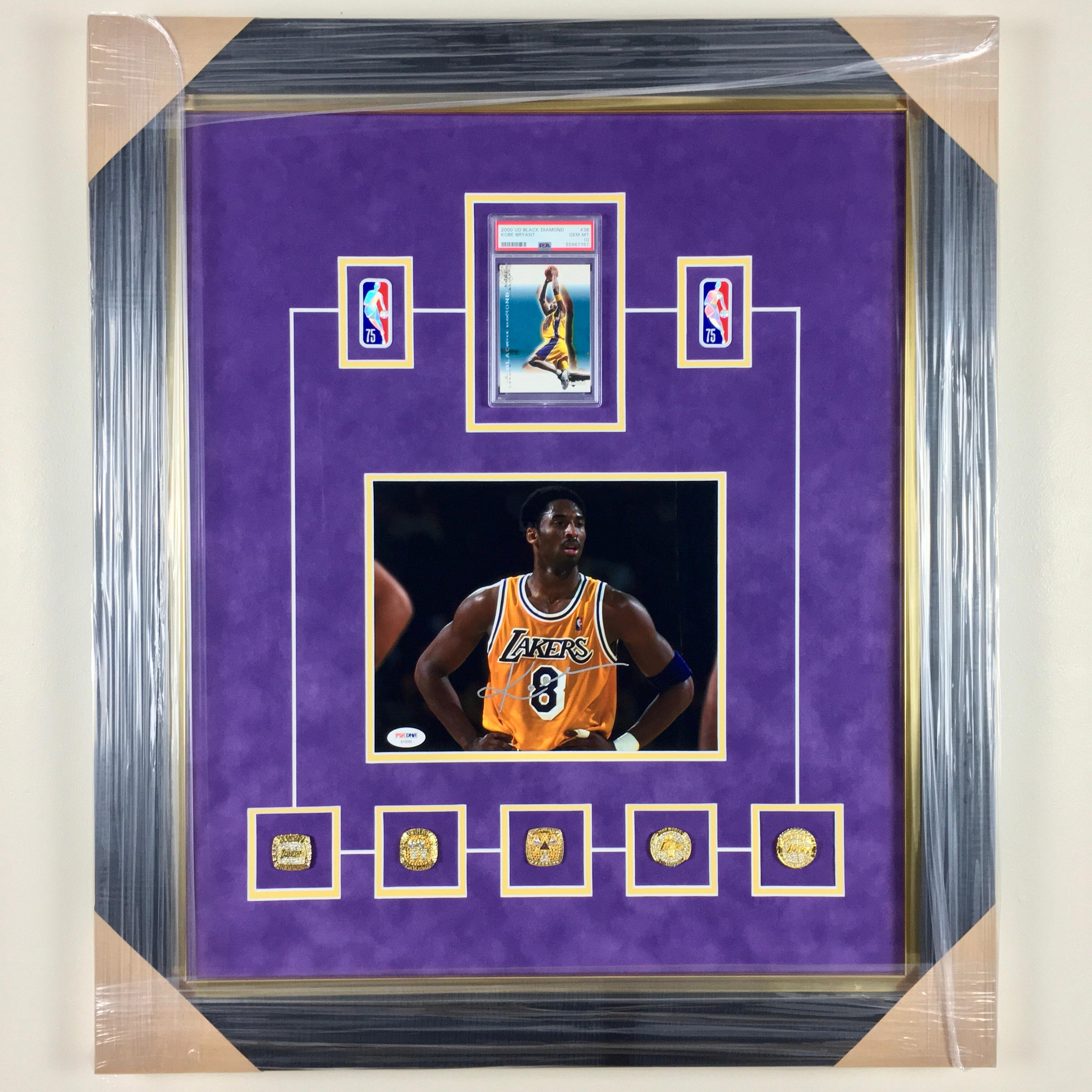 Kobe Bryant Signed Photo Framed