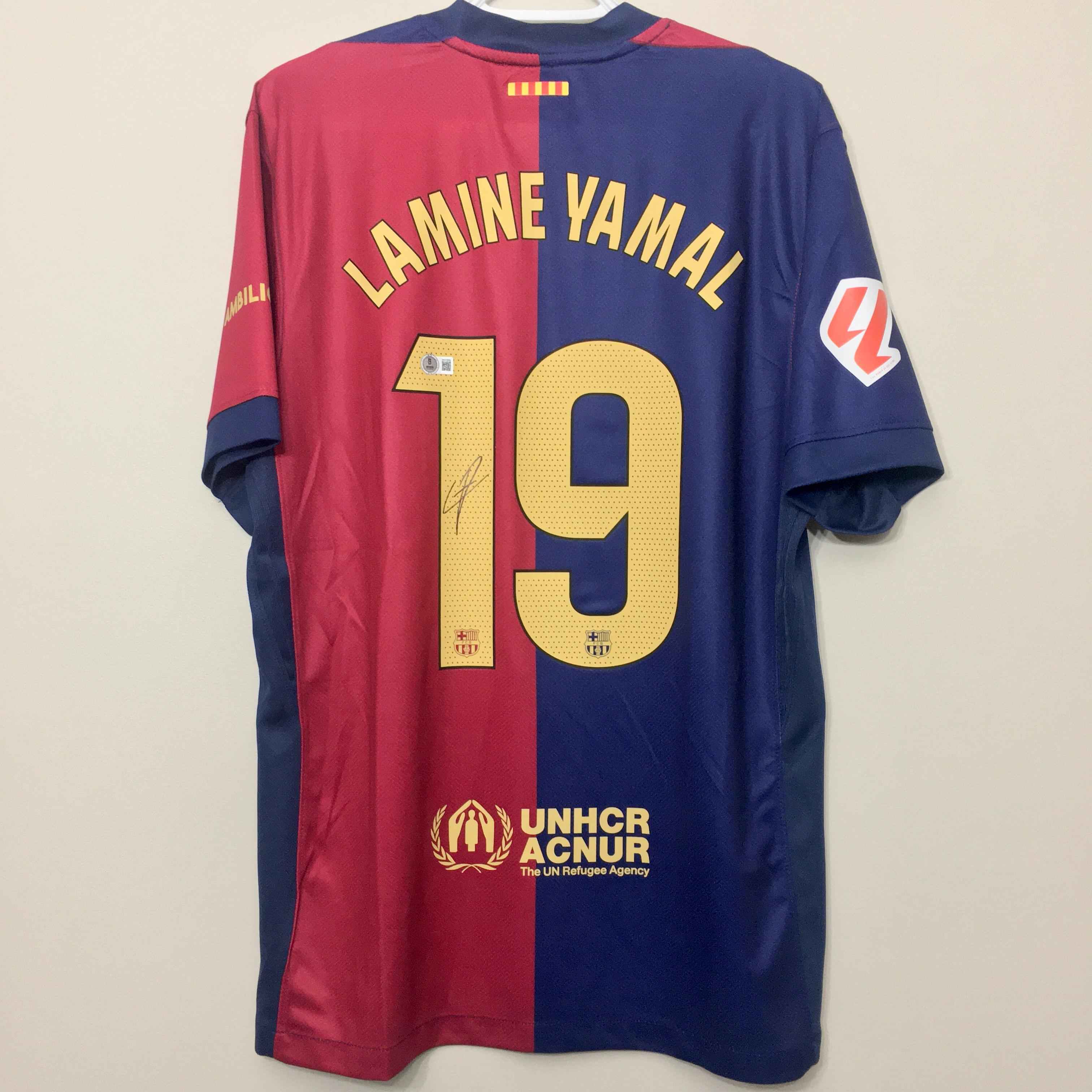 Barcelona Lamine Yamal Signed Jersey