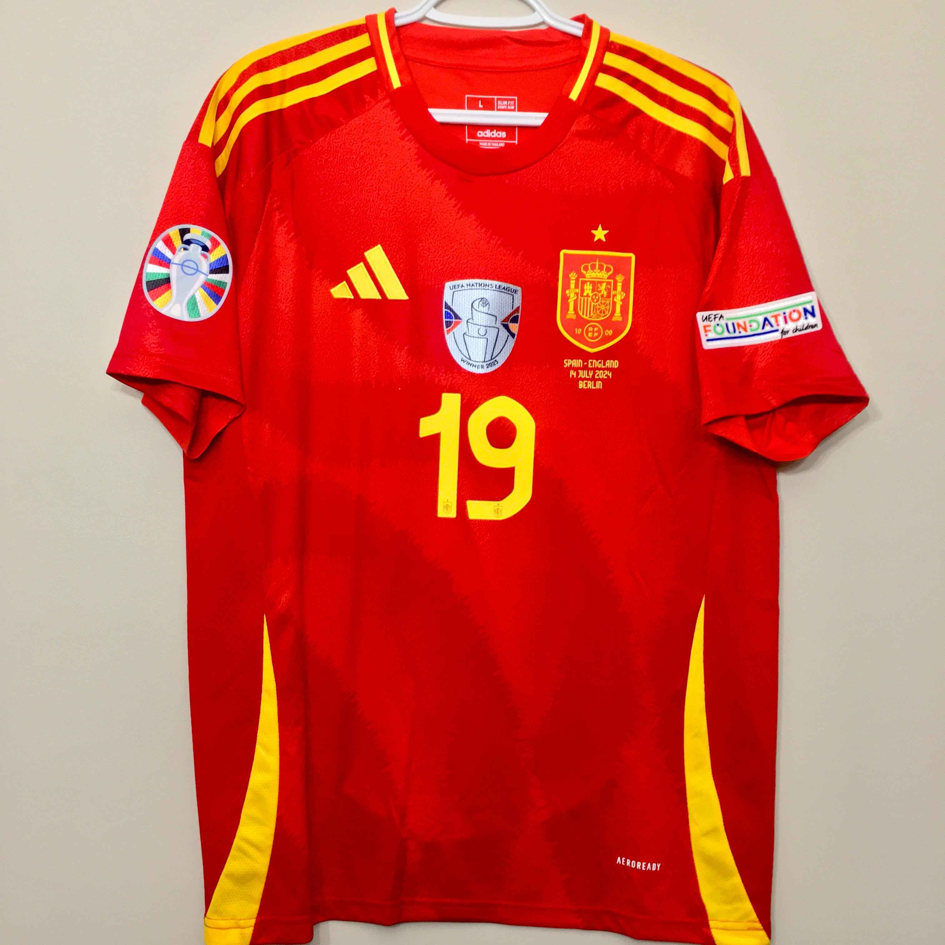 Spain Lamine Yamal Signed Jersey