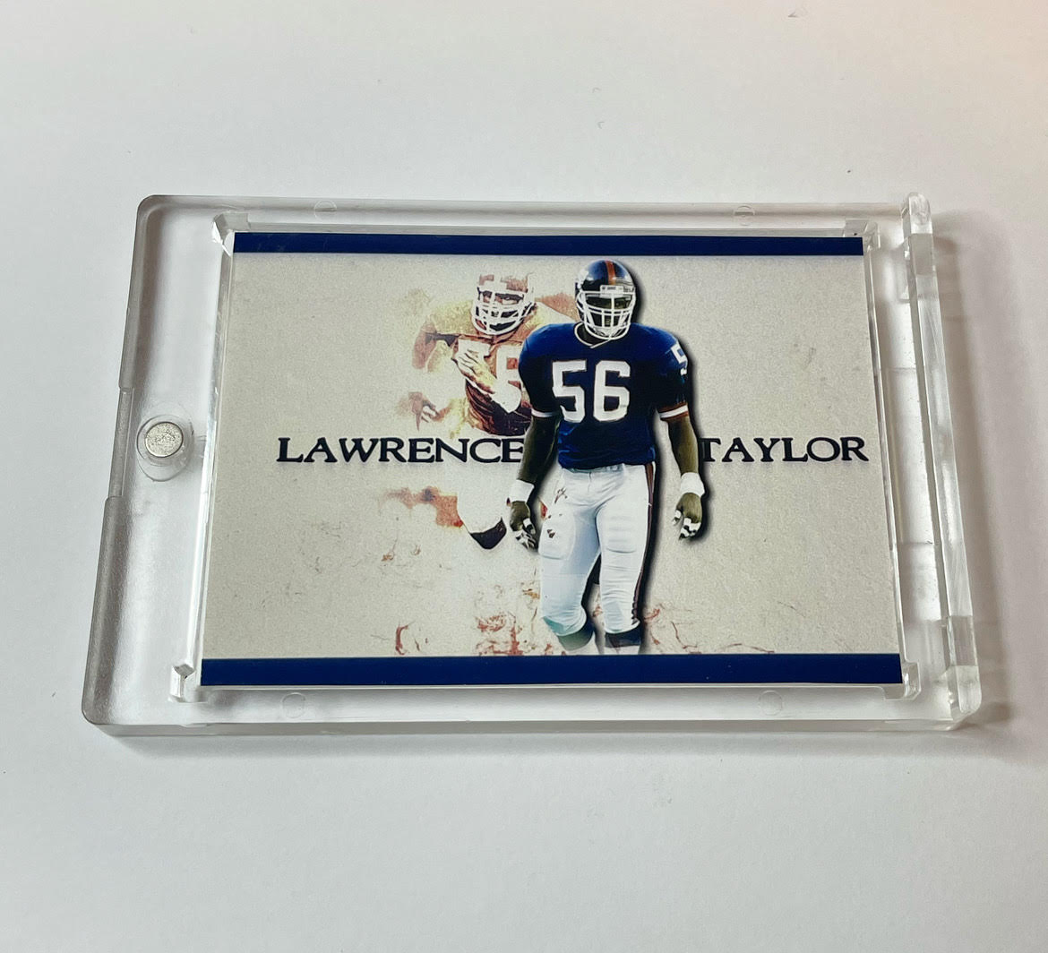 Custom Lawrence Taylor Patch Card