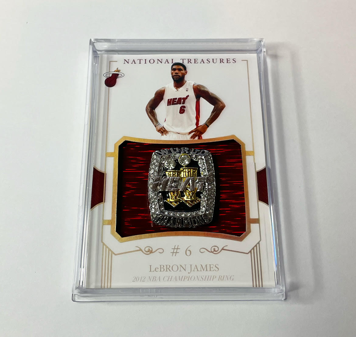 Custom LeBron James Ring Card